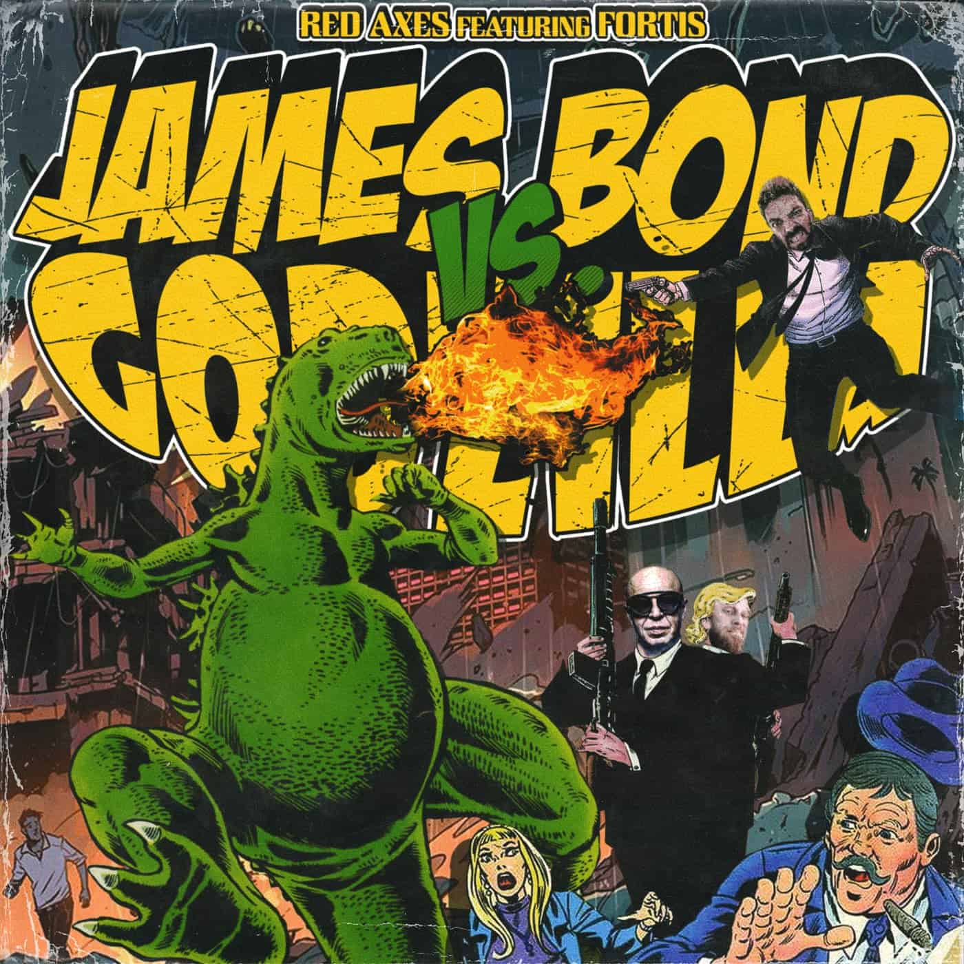 image cover: Red Axes - James Bond Vs. Godzilla feat. Rami Fortis / DJ40508