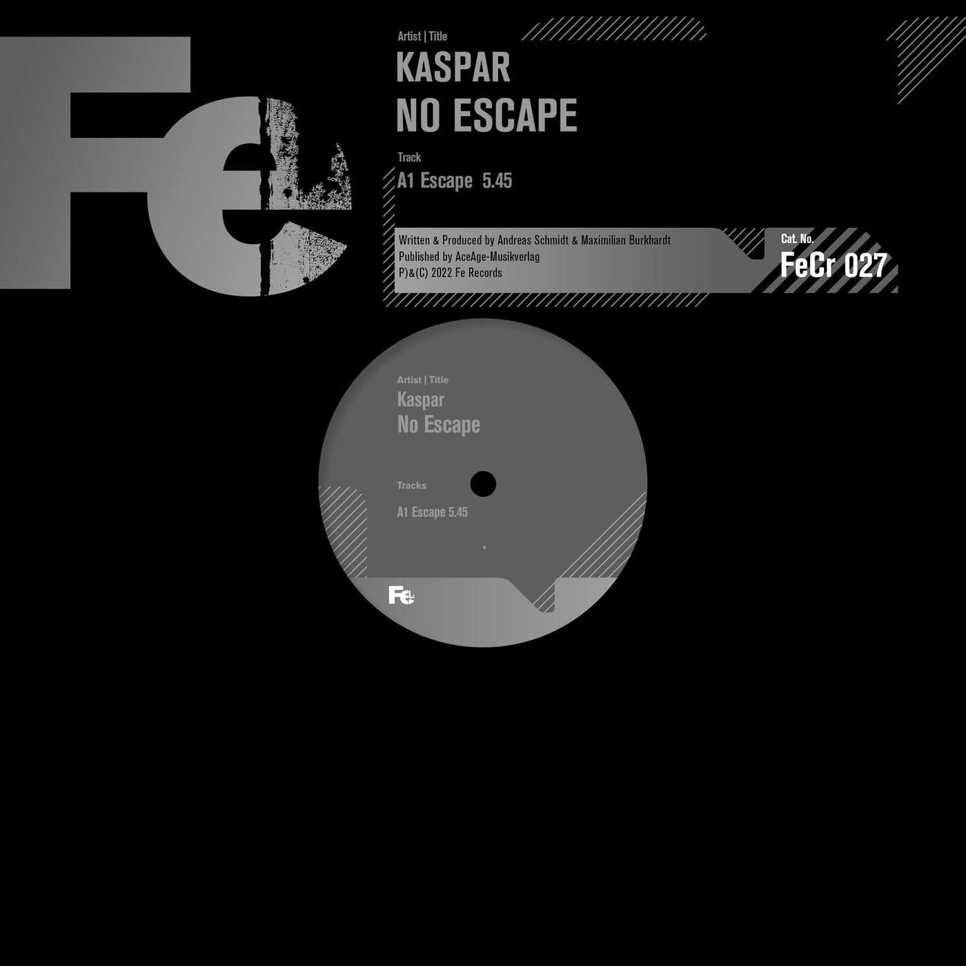 image cover: Kaspar (DE) - No Escape (Original Mix) / 4056813373905