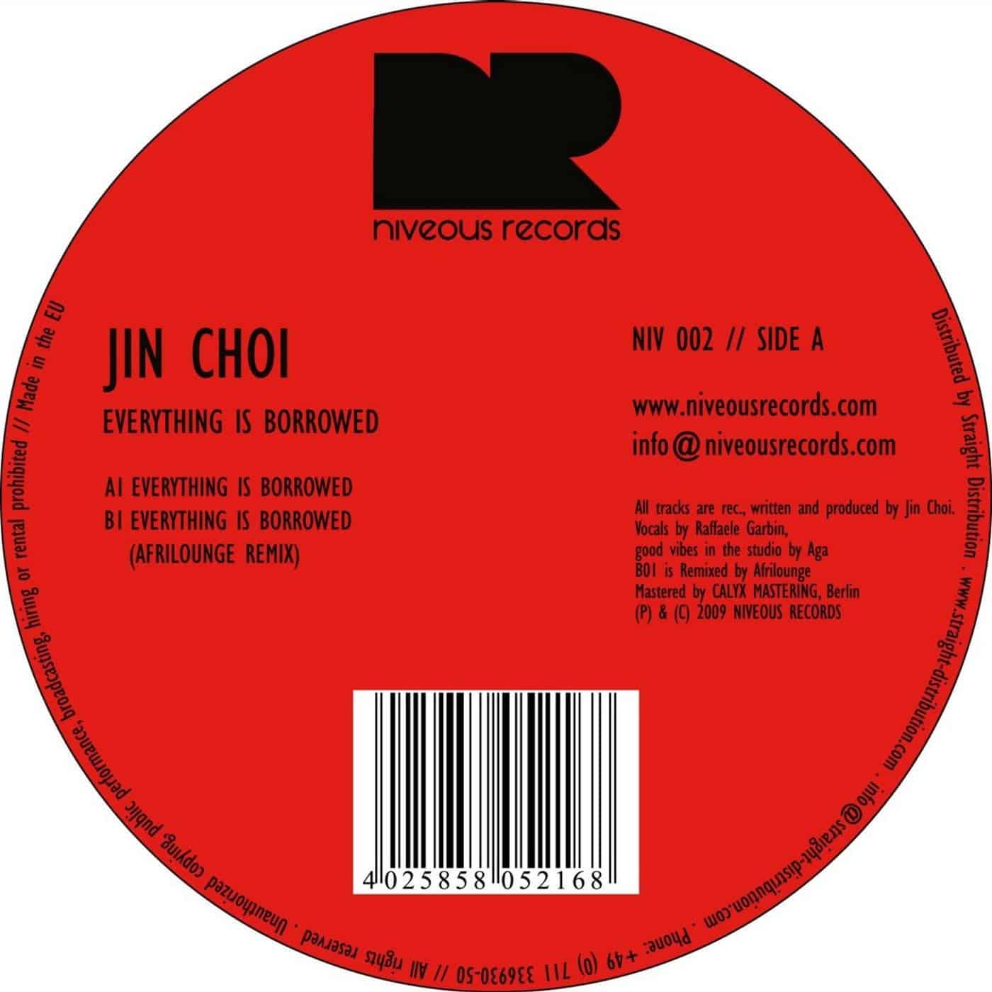 image cover: Jin Choi - Everything Is Borrowed / 4025858052168