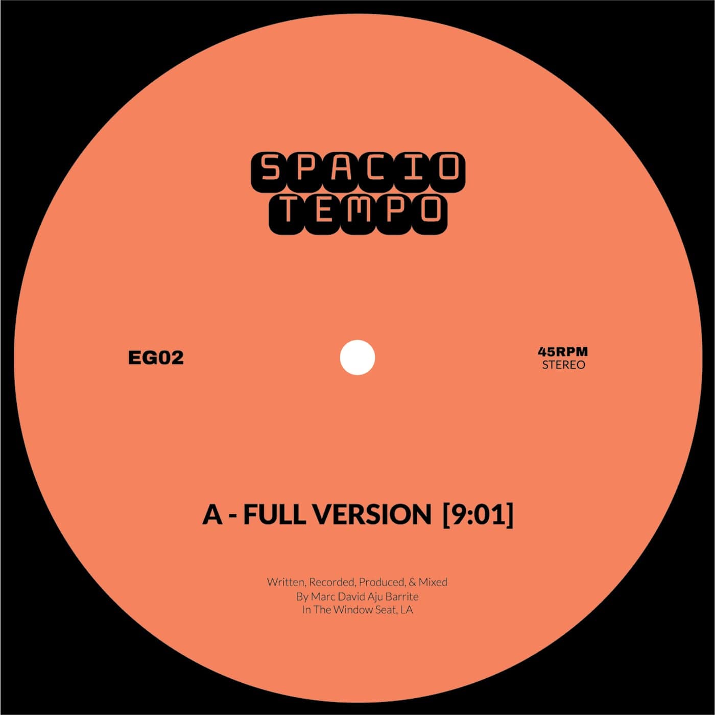 image cover: Dave Aju - Spacio Tempo / EG02