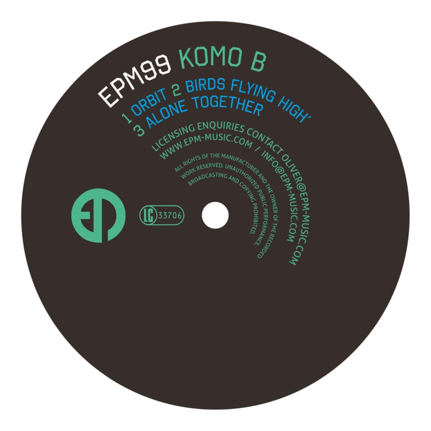 image cover: Komo B - Orbit EP / EPM99