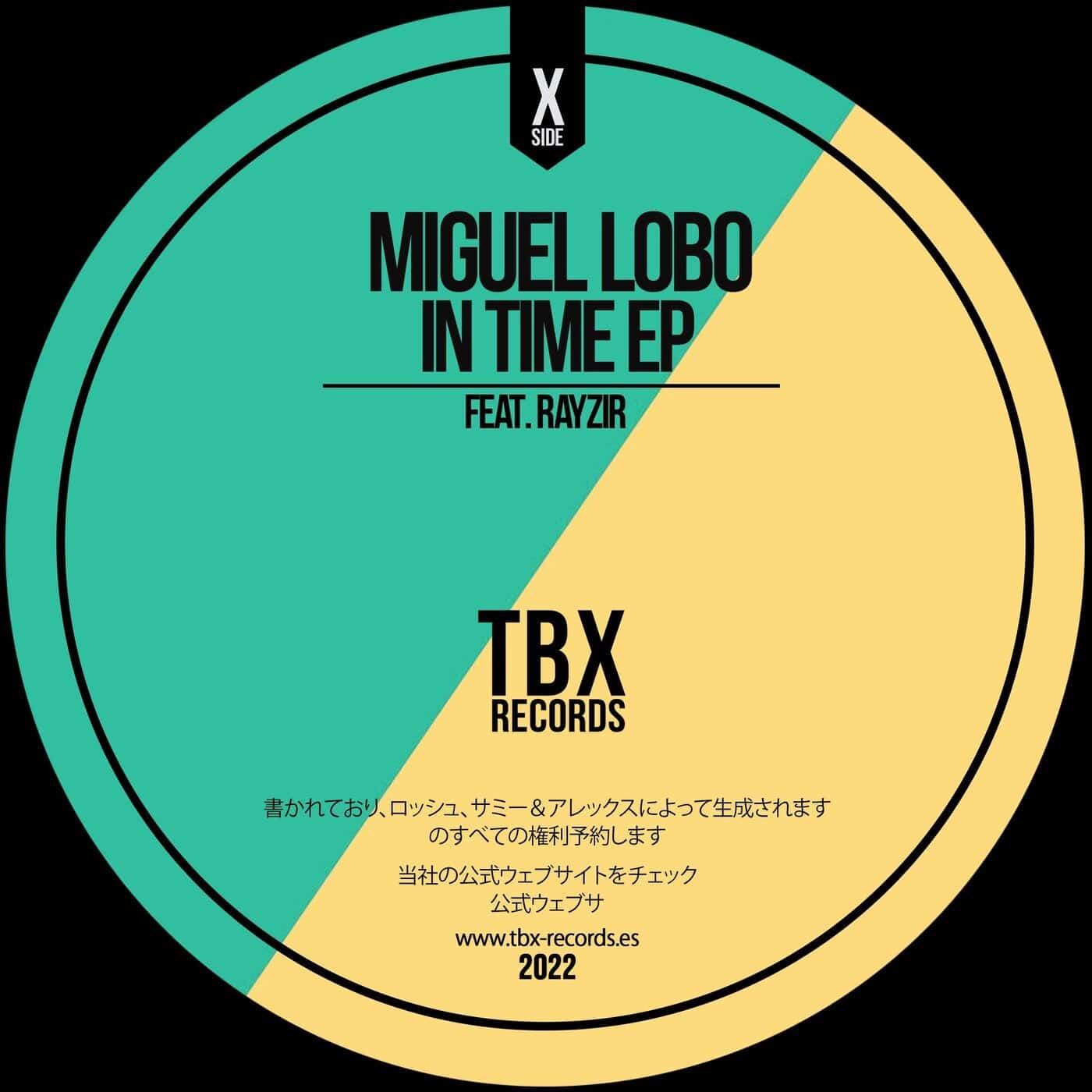 image cover: Miguel Lobo - In Time EP / TBX36