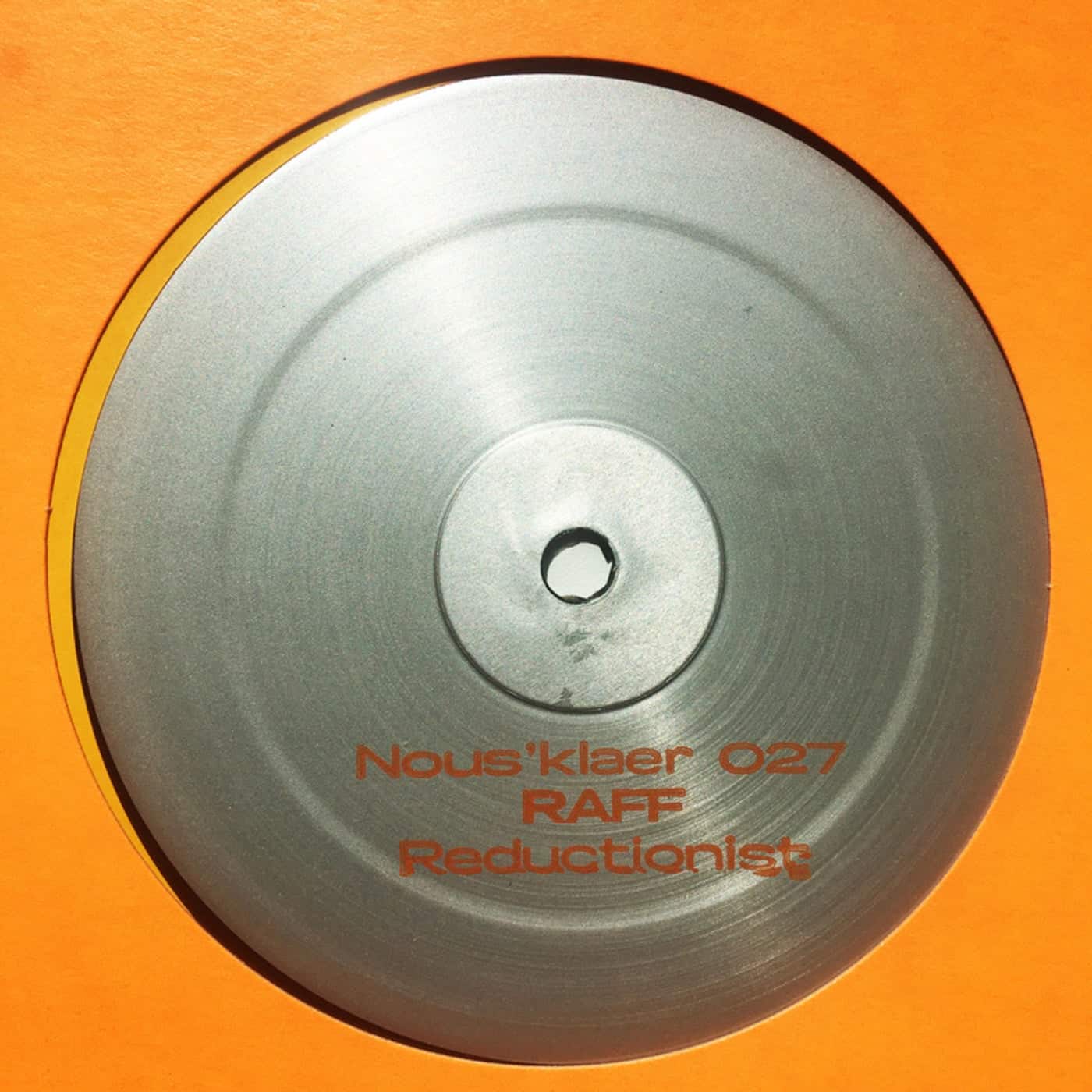 image cover: Raff - Reductionist / NOUS027