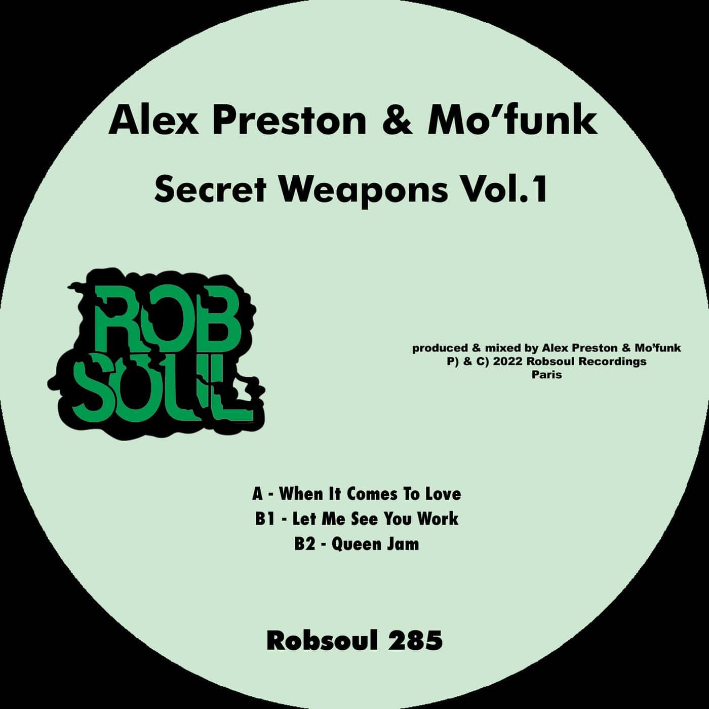 image cover: Alex Preston, Mo'Funk - Secret Weapons Vol.1 / RB285