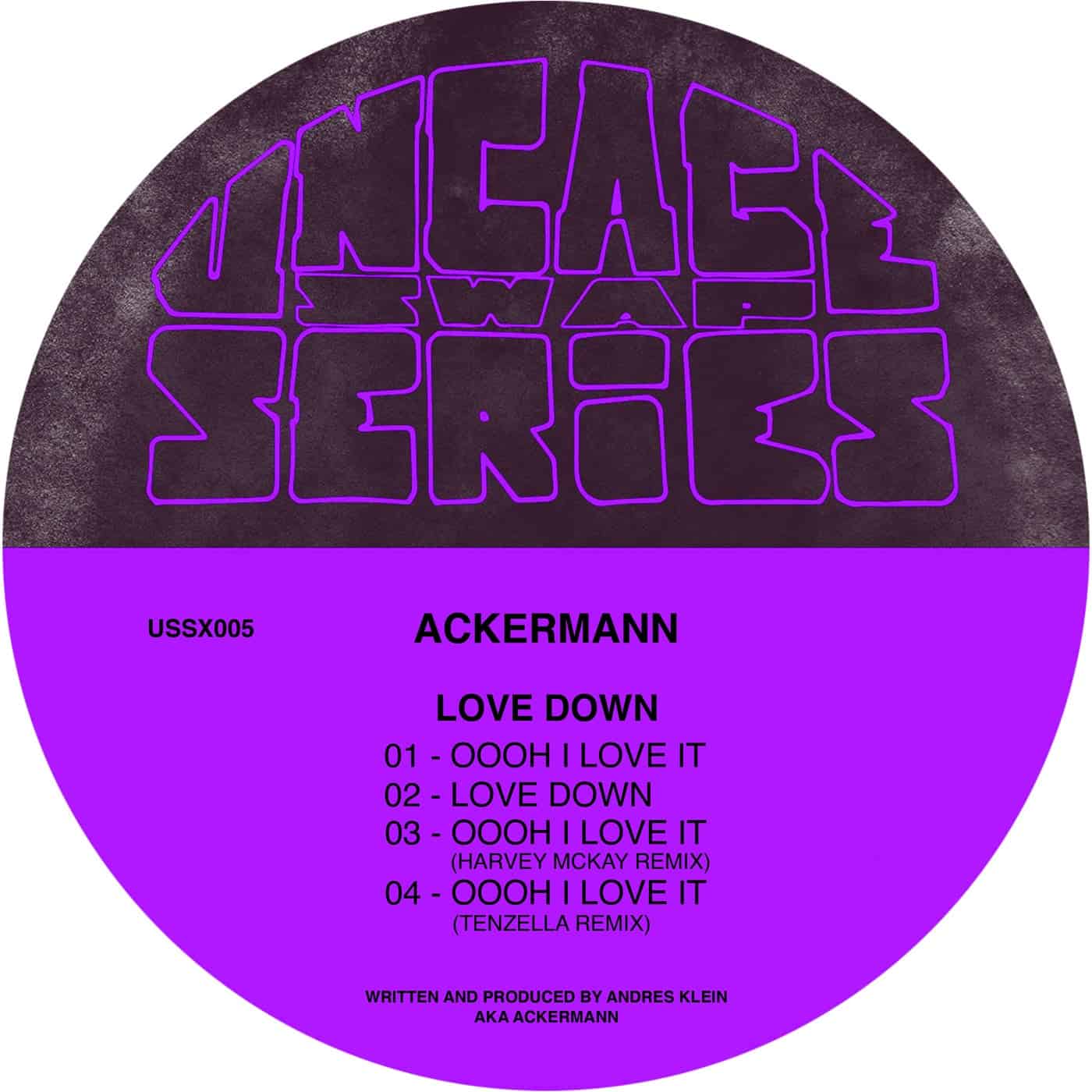 image cover: Ackermann - Love Down / USSX005