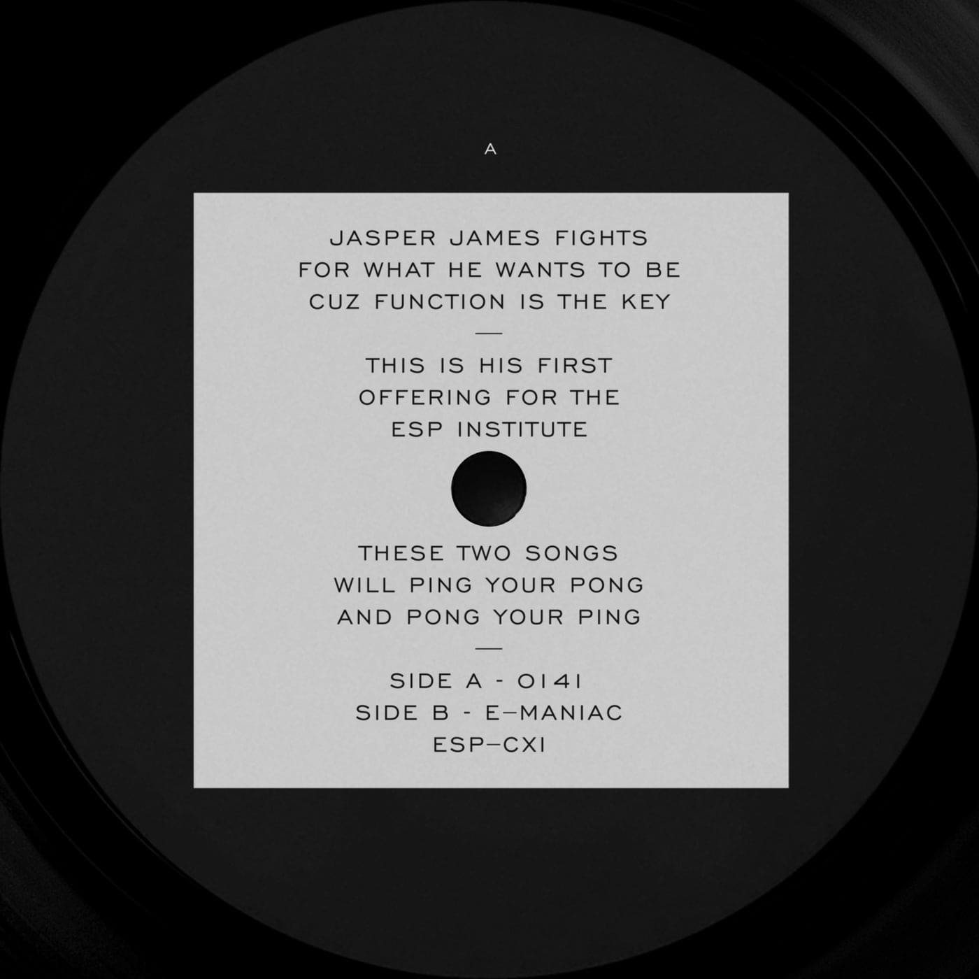 Download Jasper James - 0141 b/w E-Maniac on Electrobuzz