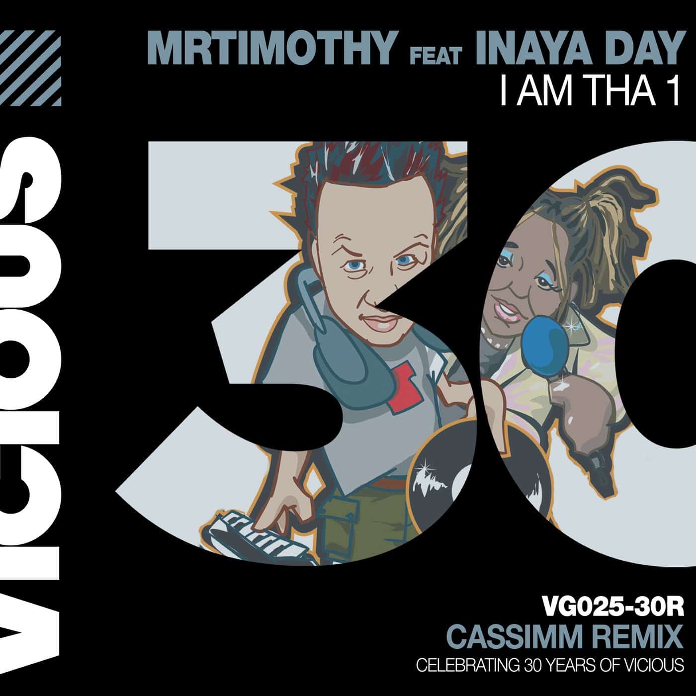 image cover: Inaya Day, mrTimothy - I Am Tha 1 - CASSIMM Remix / VG1202530R