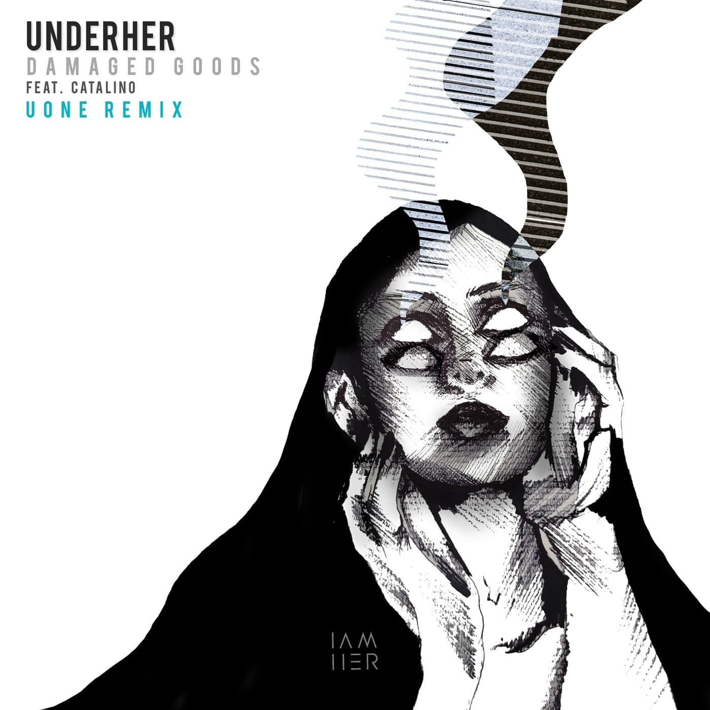 image cover: UNDERHER, Catalino - Damaged Goods (Uone's Future Funk Remix) / IAMHERX070