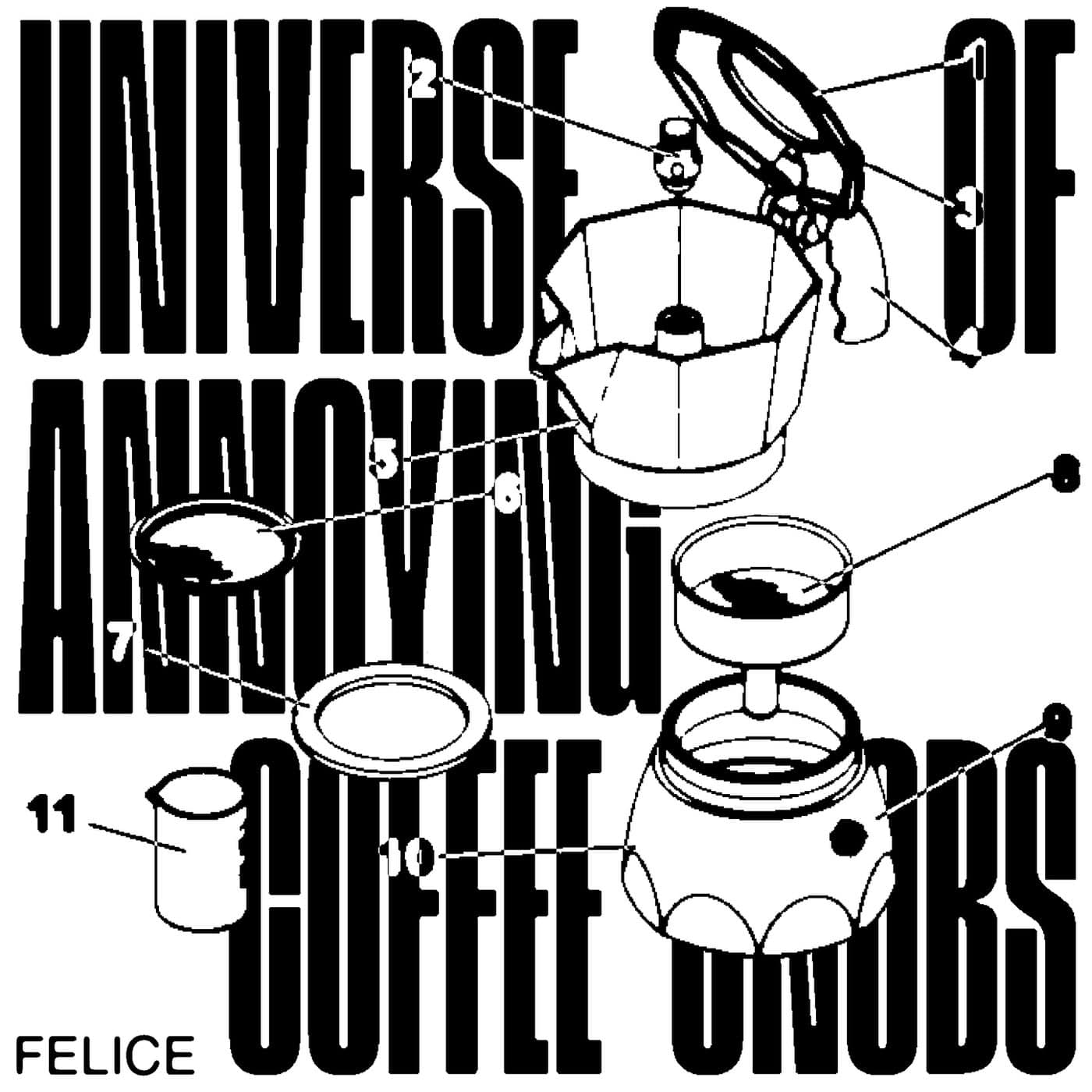 image cover: Felice - Universe of Annoying Coffee-Snobs / PERMVAC2581