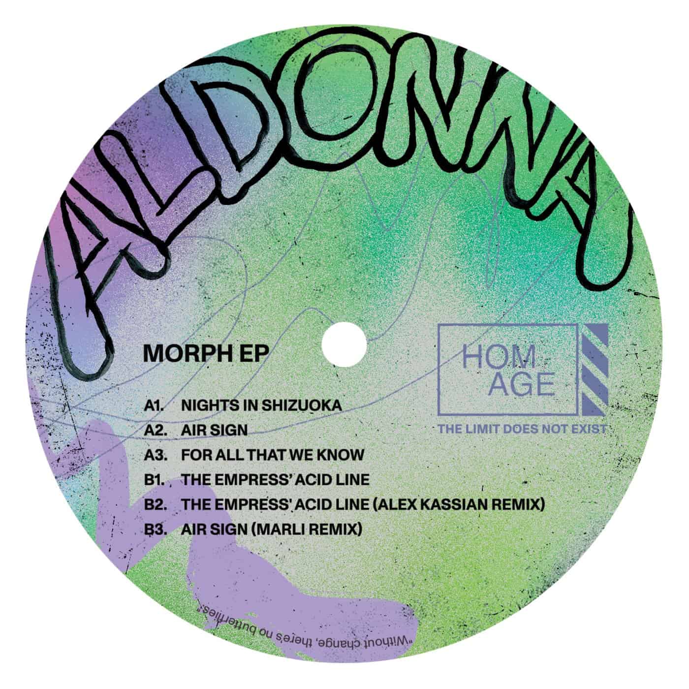 image cover: Aldonna - Morph EP / HOMAGE019