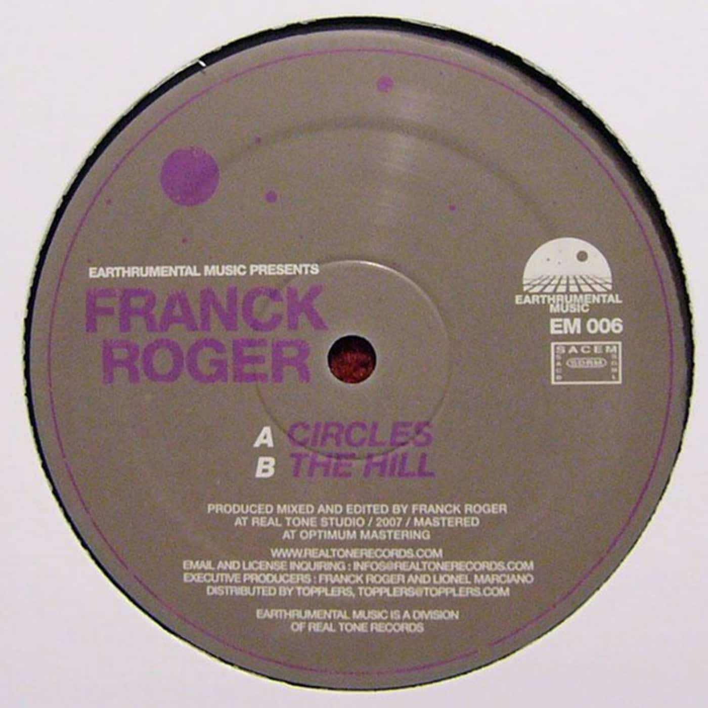 image cover: Franck Roger - Circles EP / EM006