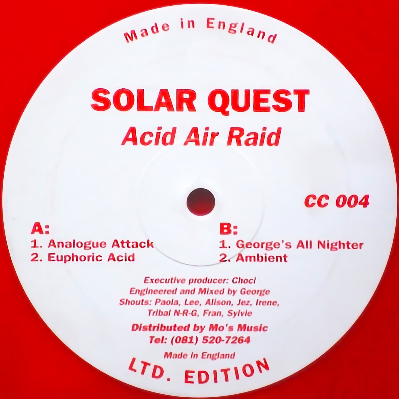 image cover: Solar Quest - Acid Air Raid / Choci's Chewns