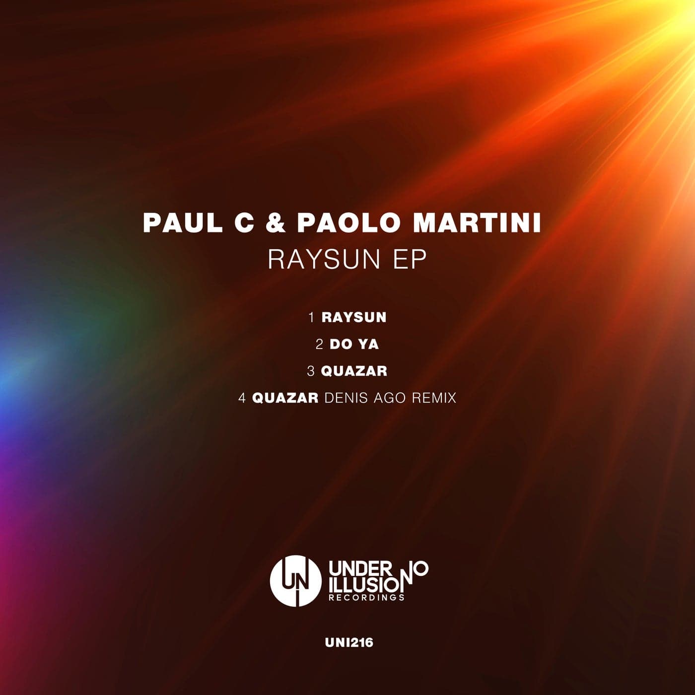 image cover: Paul C, Paolo Martini - Raysun EP / UNI216