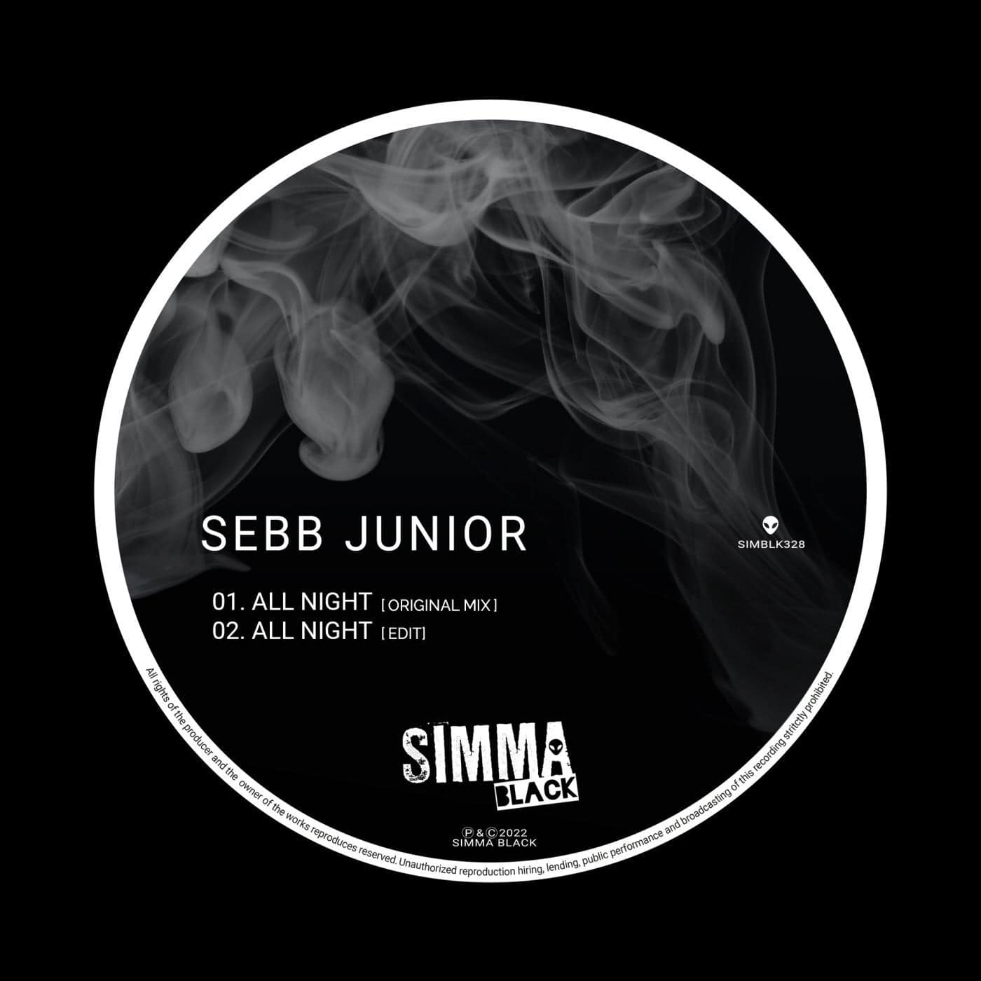 image cover: Sebb Junior - All Night / SIMBLK328