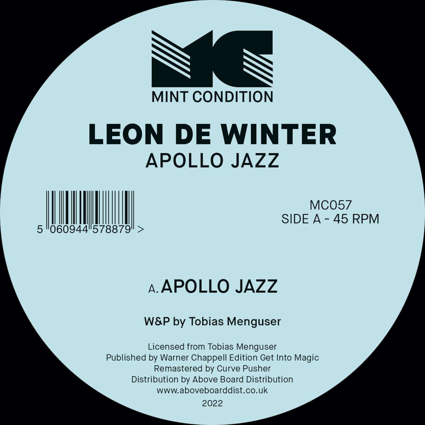 image cover: Leon De Winter - Apollo Jazz / MC057