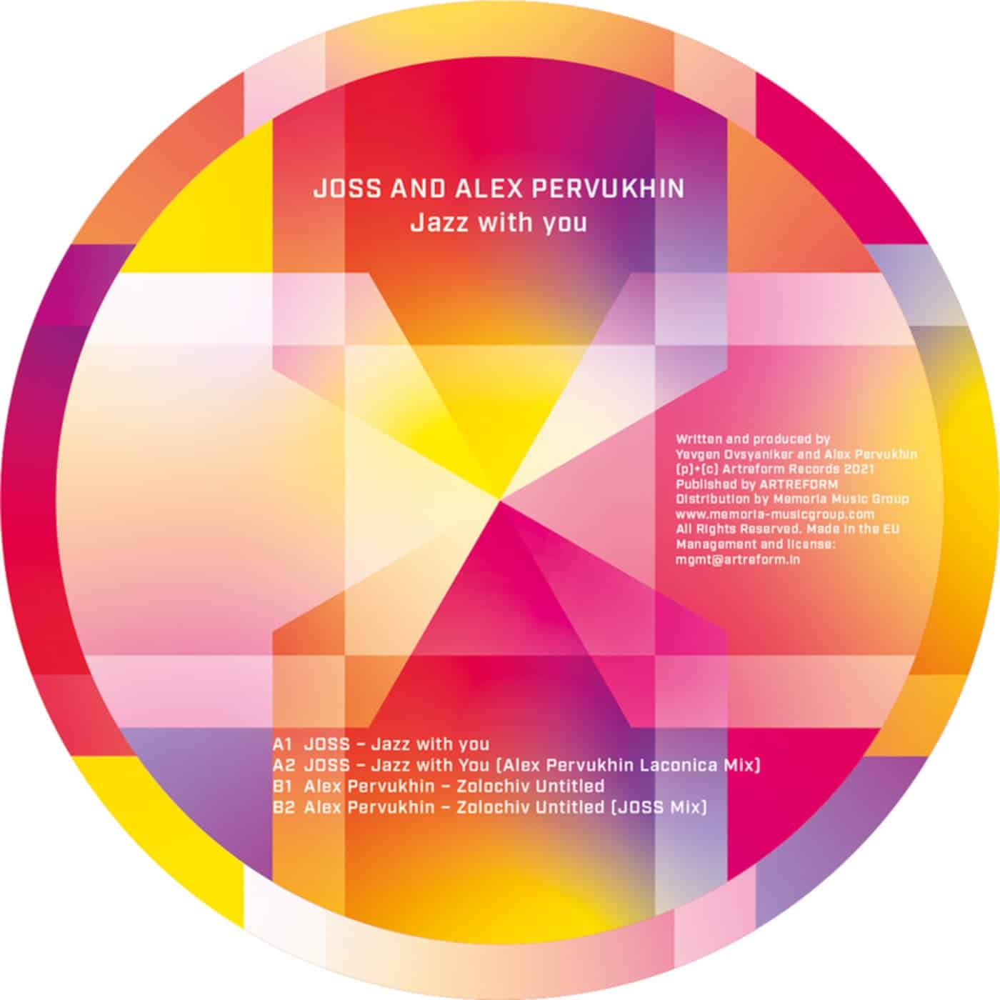 image cover: Joss, Alex Pervukhin - Jazz With You / ARR042