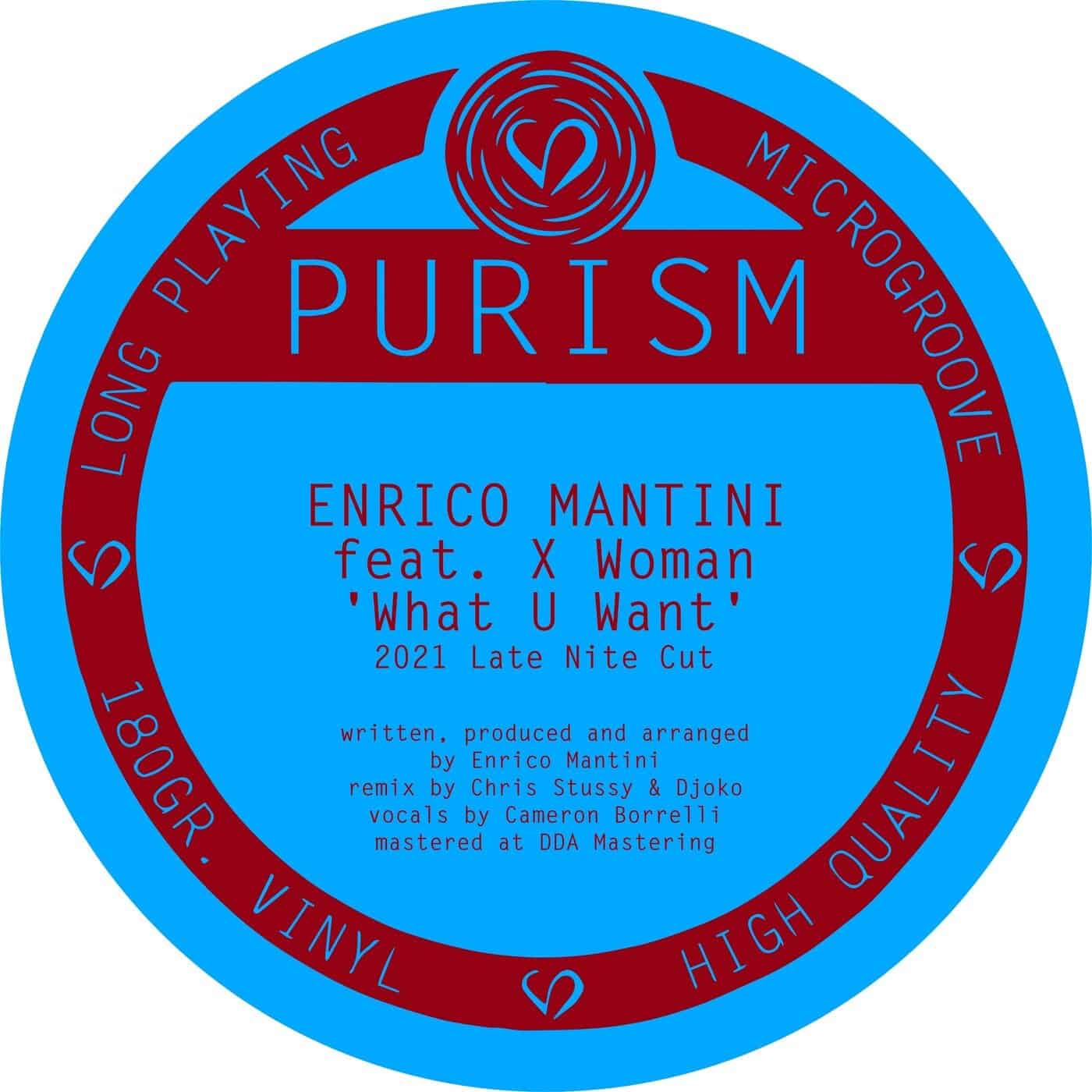 image cover: Enrico Mantini, X Woman - What U Want / PURISM13