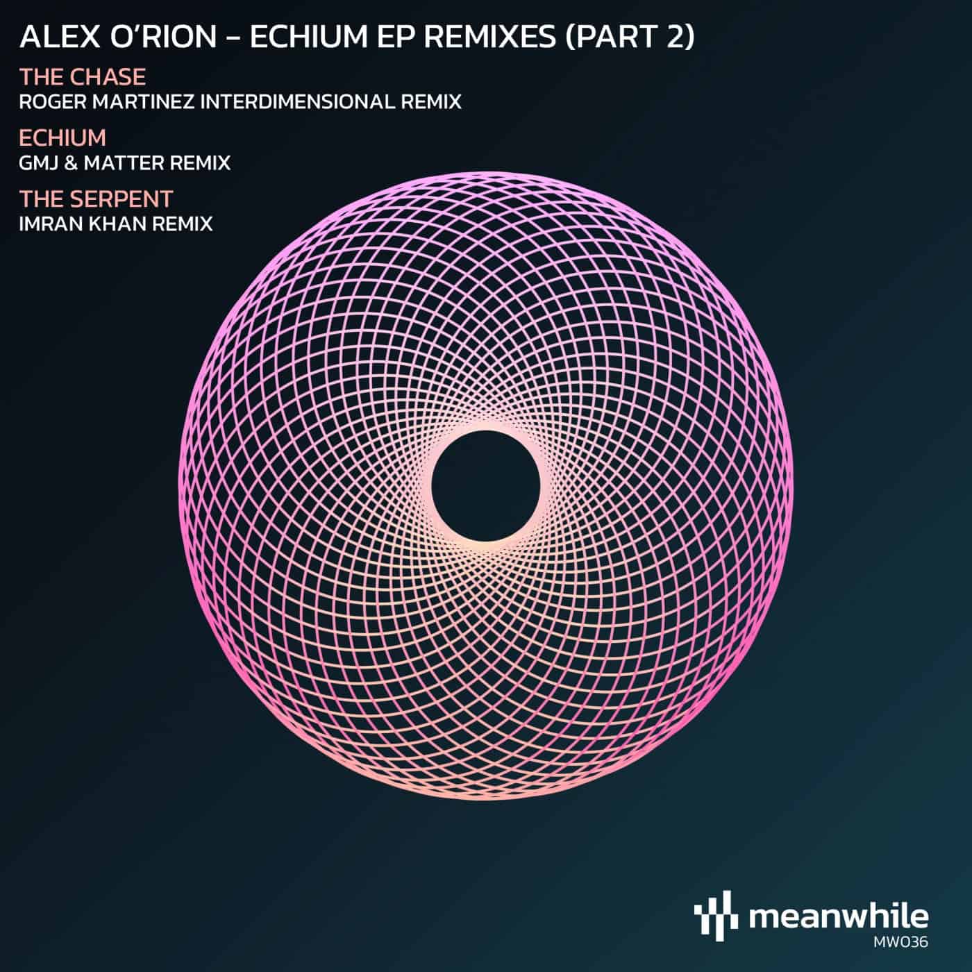 image cover: Alex O'Rion - Echium Remixed, Vol. 2 / MW036