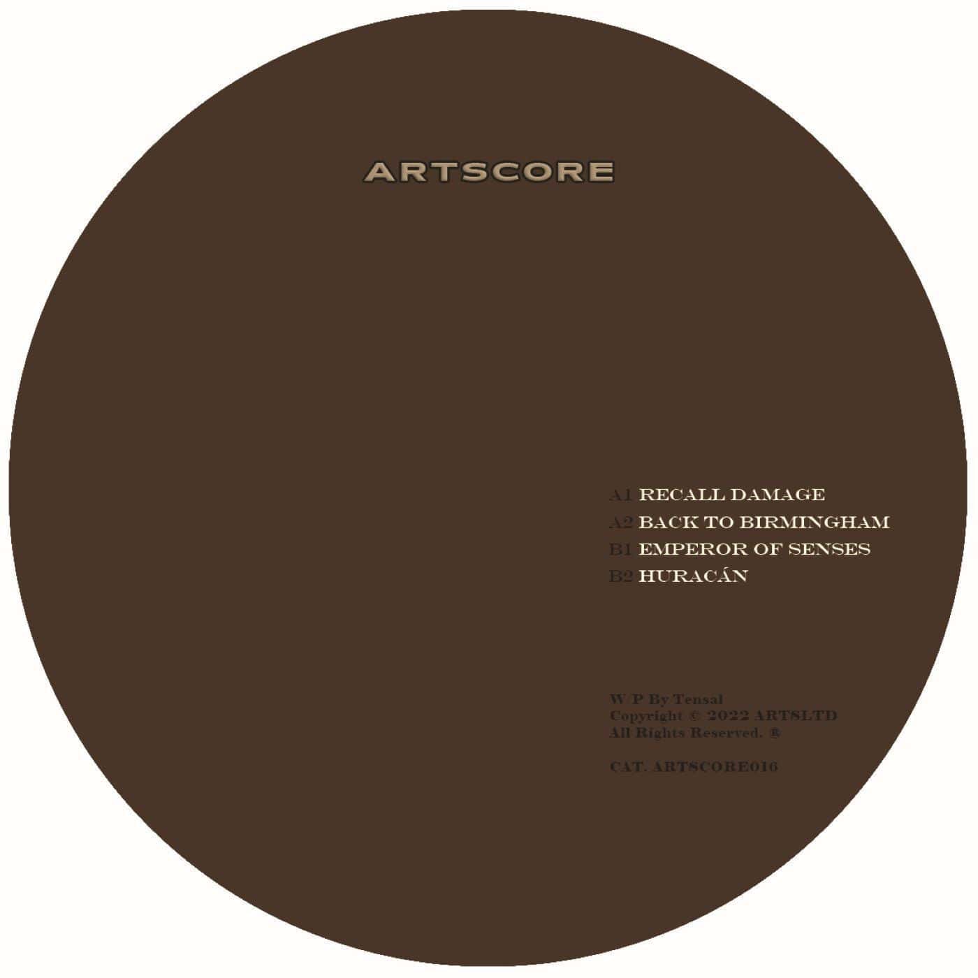 image cover: Tensal - The Dark Welcome / ARTSCORE016