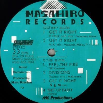 10 2022 346 886239 Area 10 Featuring MK - Get It Right / MAH001