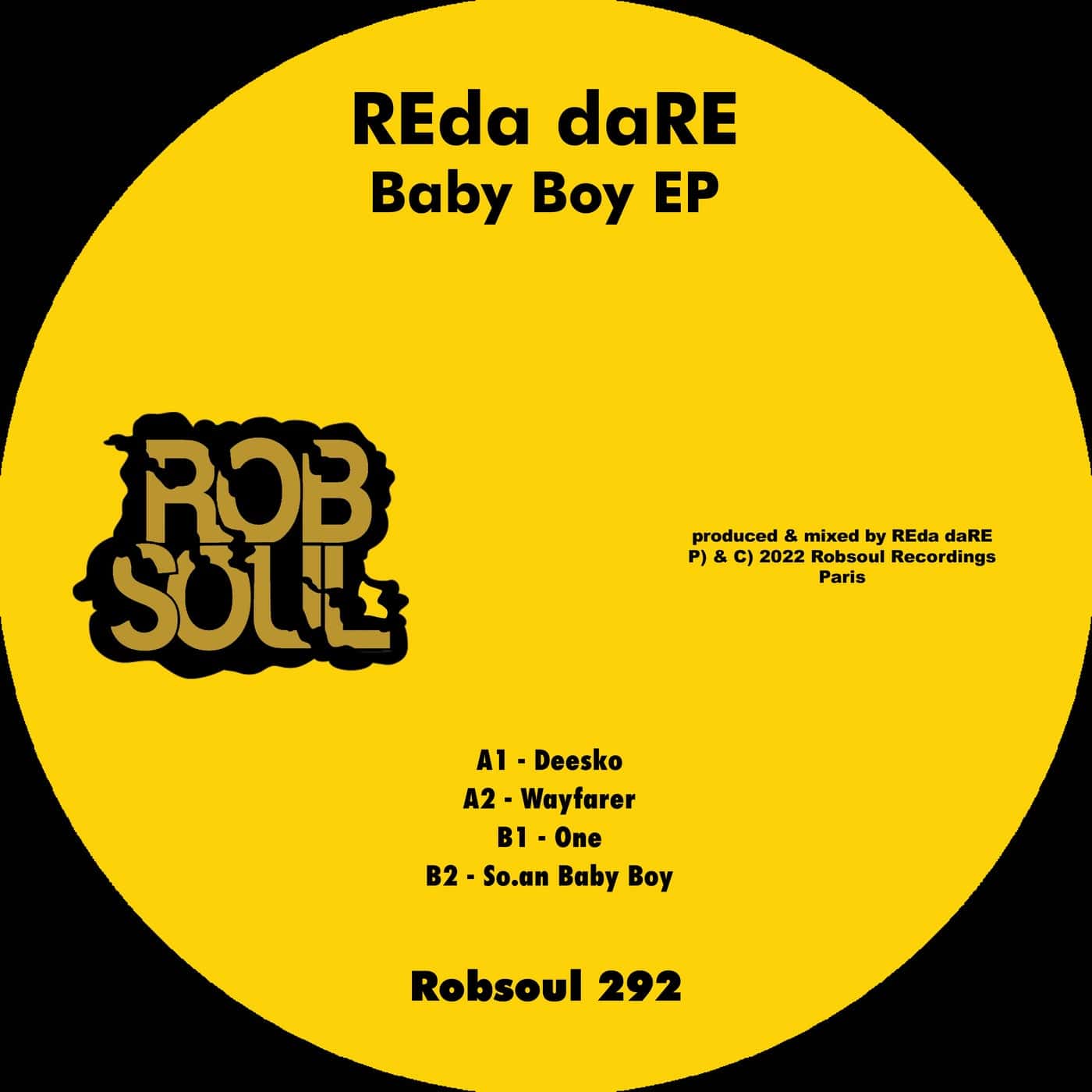 image cover: REda daRE - Baby Boy EP / RB292