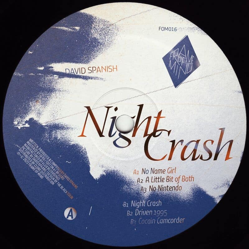 image cover: David Spanish - Night Crash / Frame of Mind