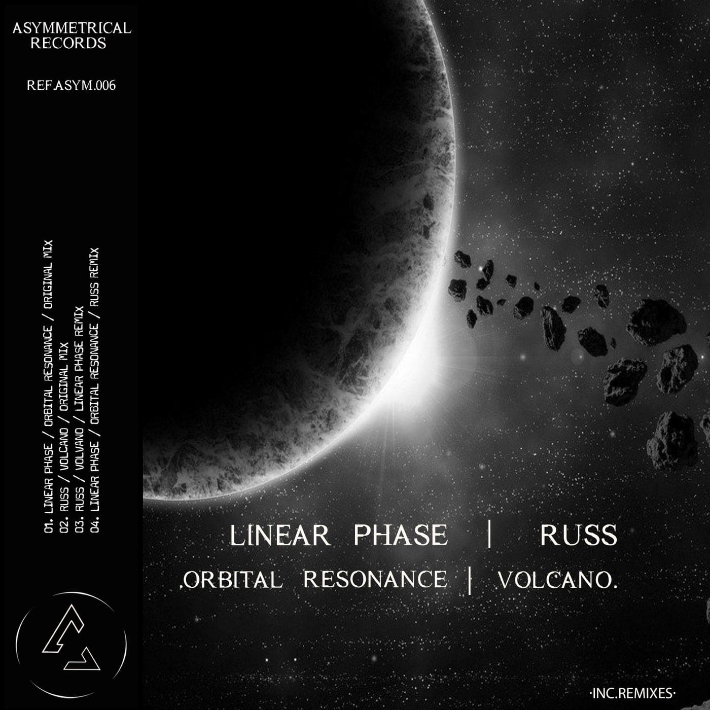 image cover: Linear Phase, Russ (ARG) - ORBITAL RESONANCE | VOLCANO / ASYM000006
