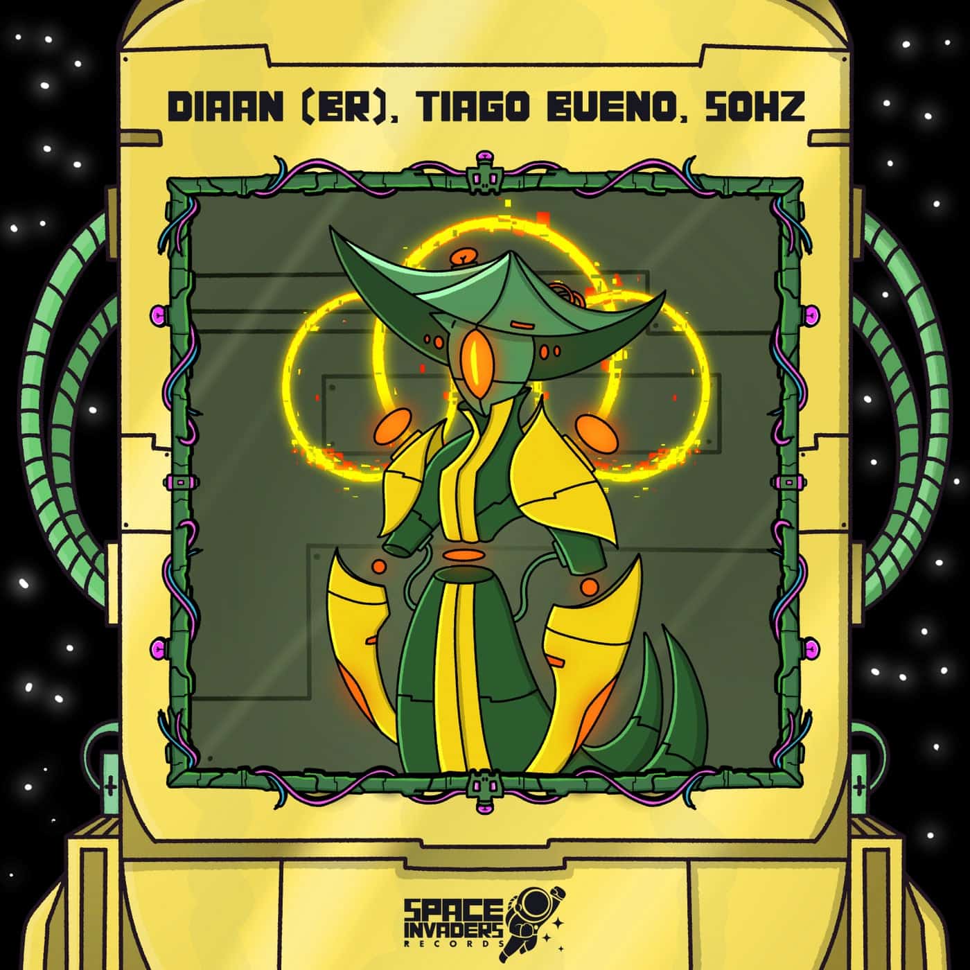 image cover: Sohz, Diaan (Br), Tiago Bueno - Back 'n' Back / SPACEINVDRS90