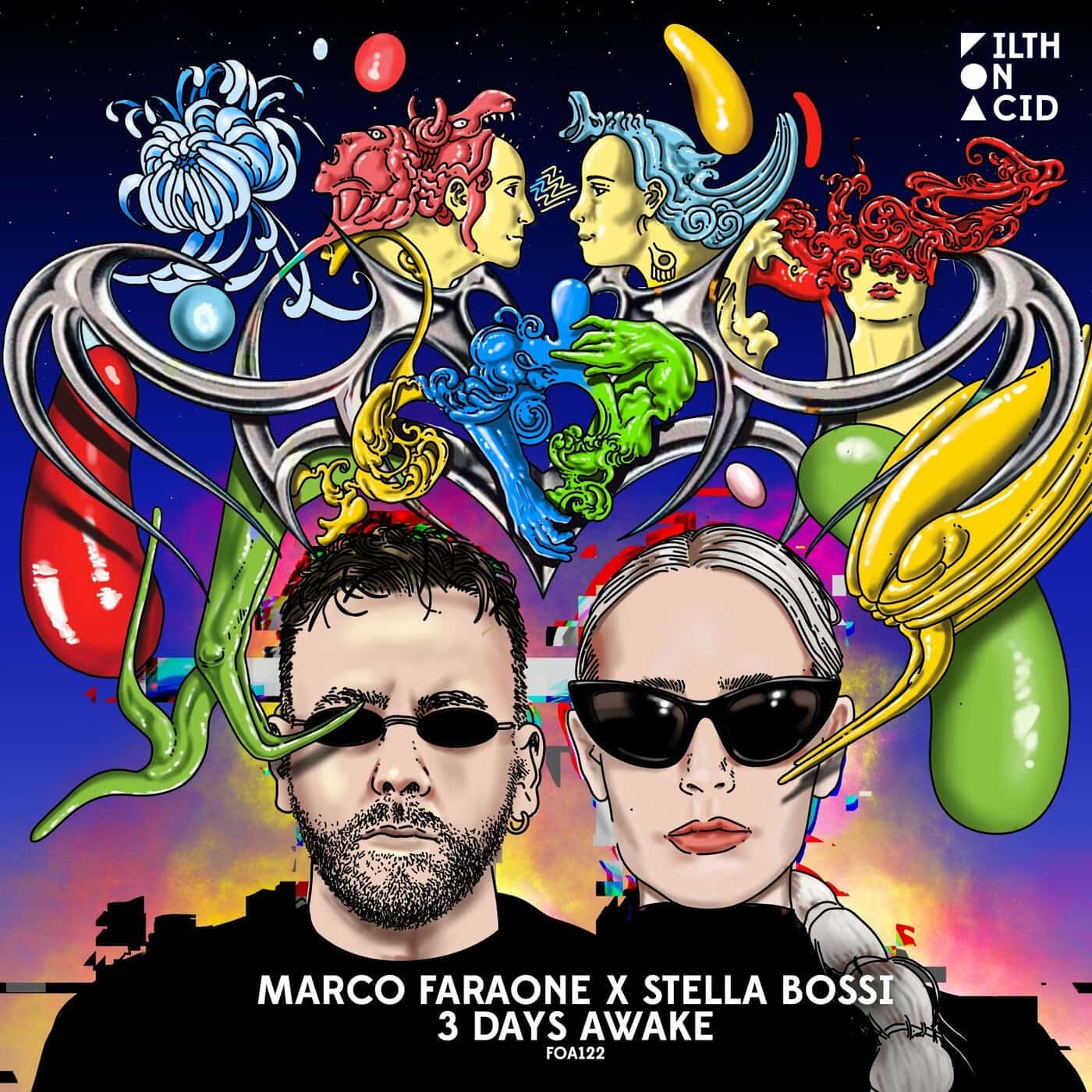 image cover: Marco Faraone, Stella Bossi - 3 DAYS AWAKE / FOA122