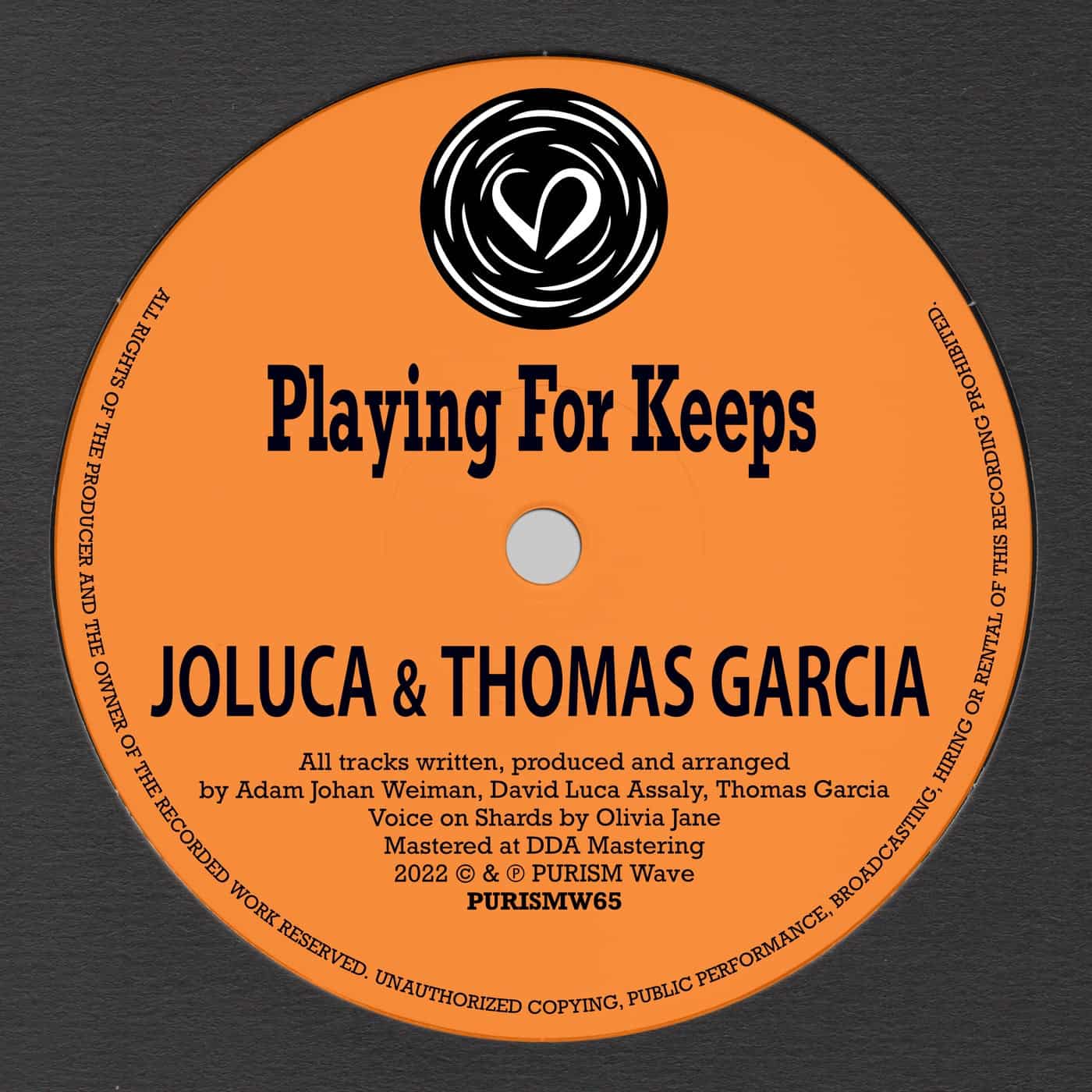 image cover: Thomas Garcia, Joluca, Olivia Jane - Playing for Keeps / PURISMW65