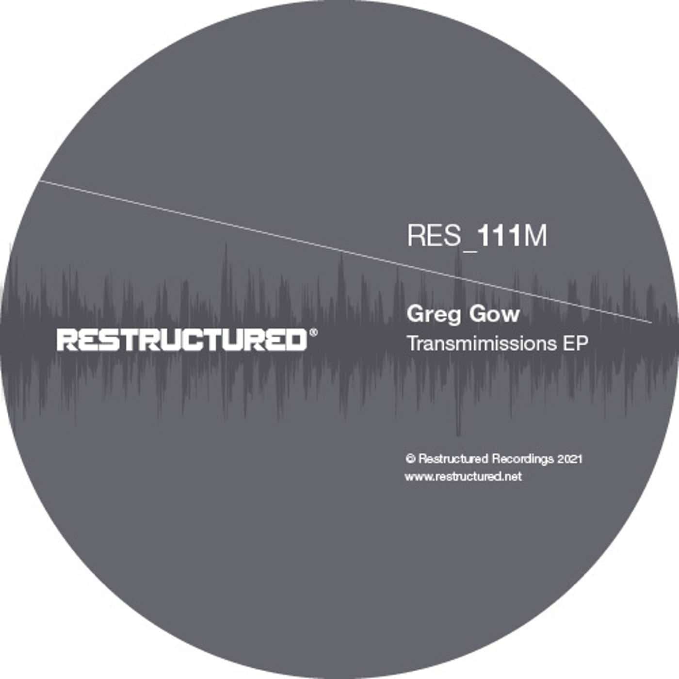 image cover: Greg Gow - Transmissions EP / RES111M