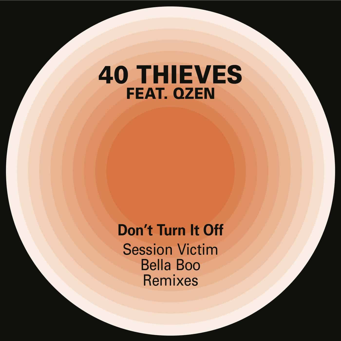 image cover: 40 Thieves, Qzen, O-SHiN - Don't Turn it Off (Session Victim & Bella Boo Remixes) / PERMVAC2681