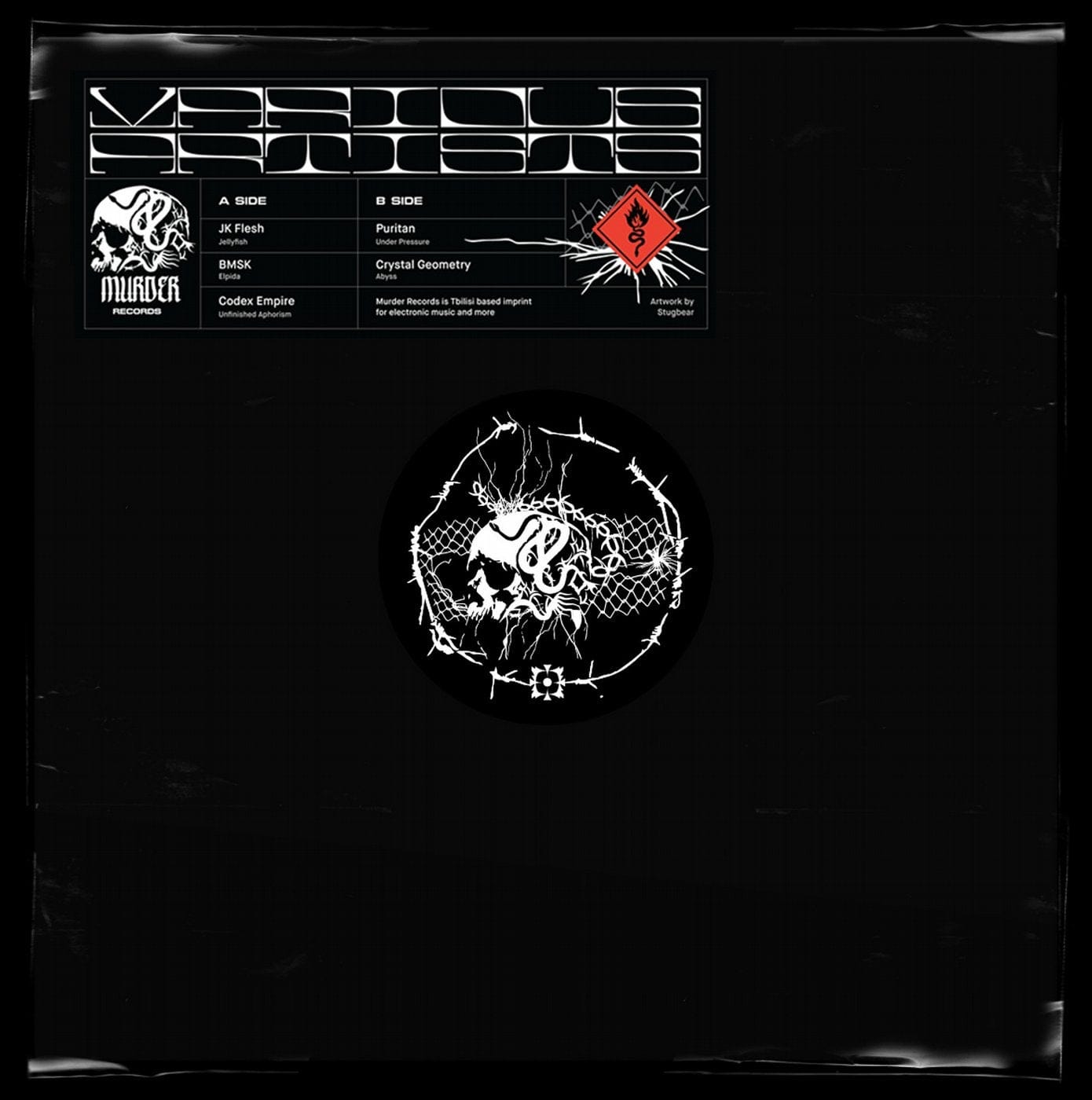 Download JK Flesh, BMSK, Codex Empire, Puritan, Crystal Geometry - Murder 01 | Various Artists on Electrobuzz