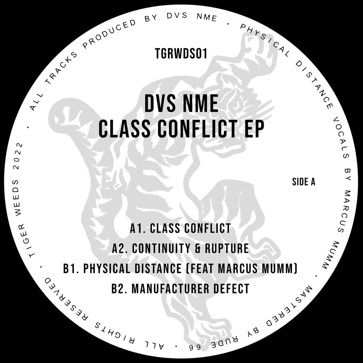 image cover: DVS NME, Marcus Mumm - Class Conflict - TGRWDS01 / TGRWDS01