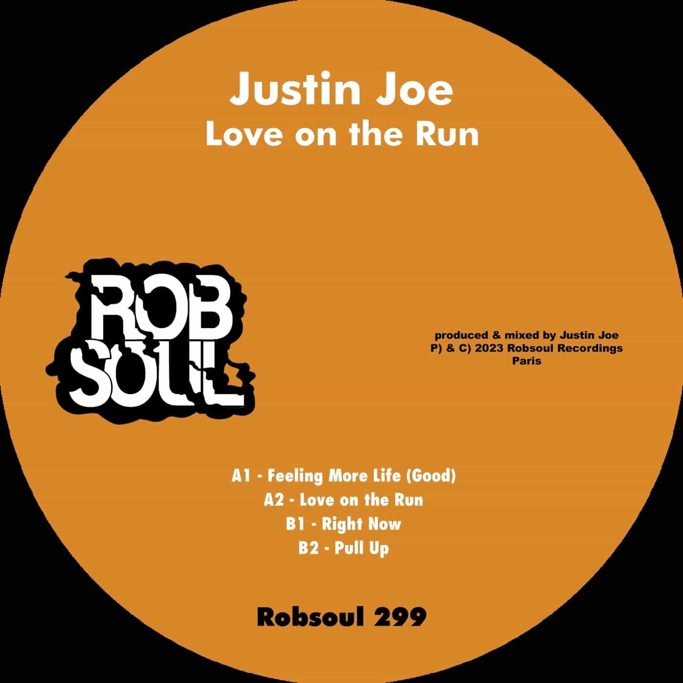image cover: Justin Joe - Love on the Run / RB299