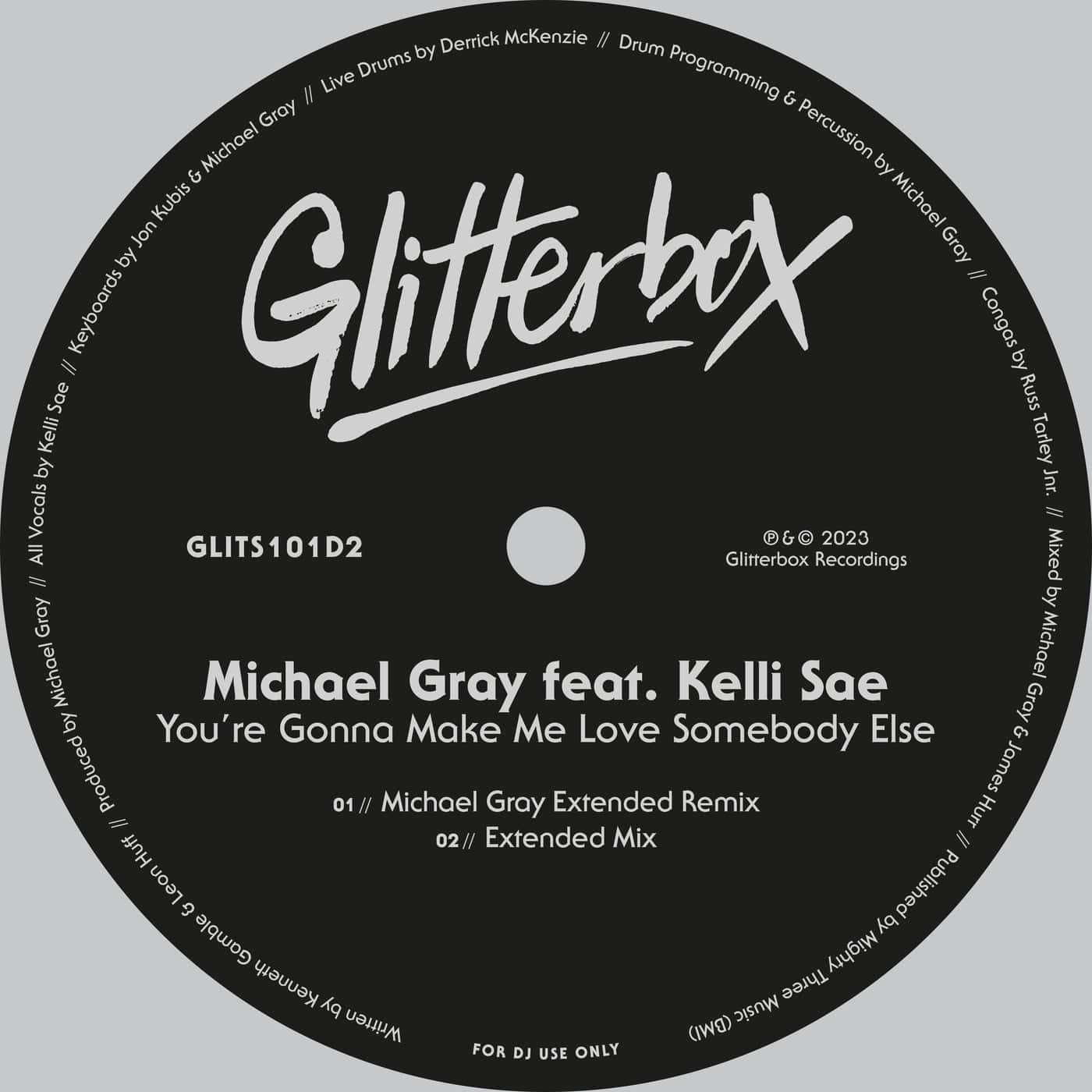 image cover: Michael Gray, Kelli Sae - You're Gonna Make Me Love Somebody Else / GLITS101D2