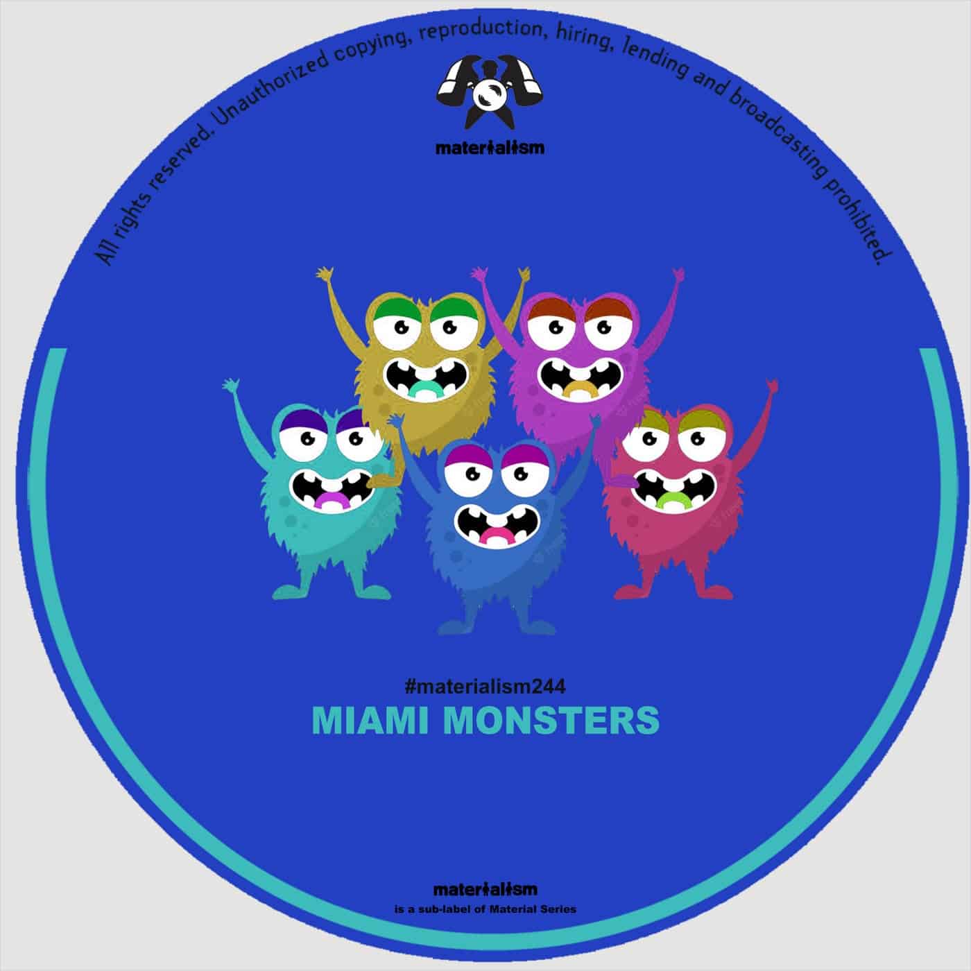 image cover: Alessandro Angileri, Alonso, Luke Nash, Diniz, MORÁZ (BR), Abbud, Vital (BR) - Miami Monsters / MATERIALISMWMC2023