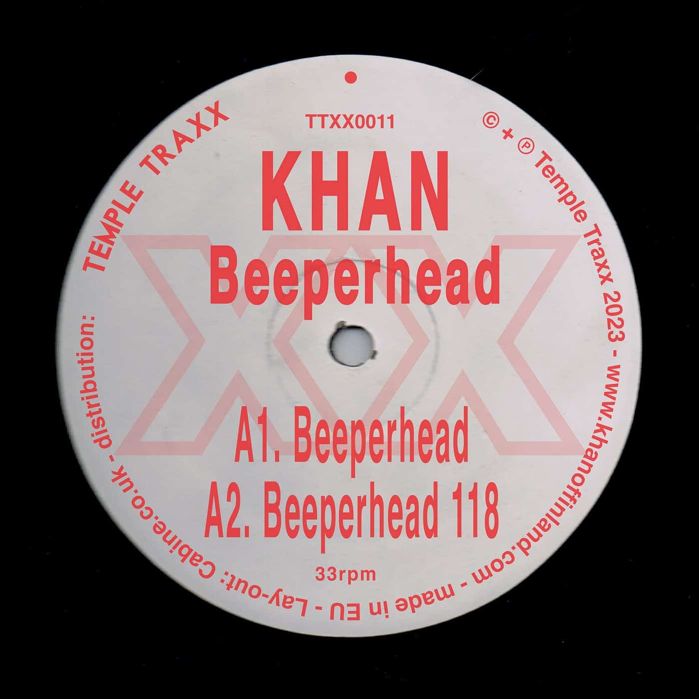 image cover: Khan - Beeperhead / TTXX0011