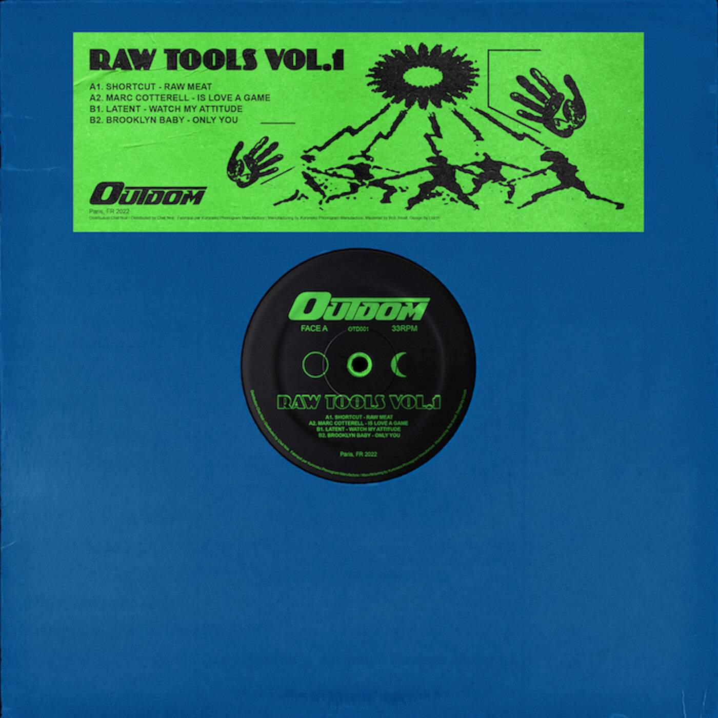 image cover: Shortcut, Marc Cotterell, Latent, Brooklyn Baby - Raw Tools, Vol. 1 / 3617055955499