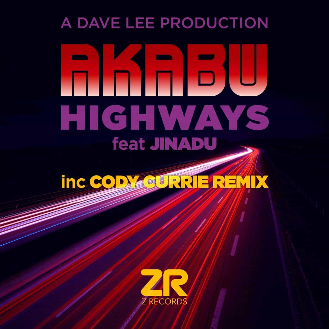 image cover: Akabu, Dave Lee ZR, Jinadu - Highways / ZEDD12353