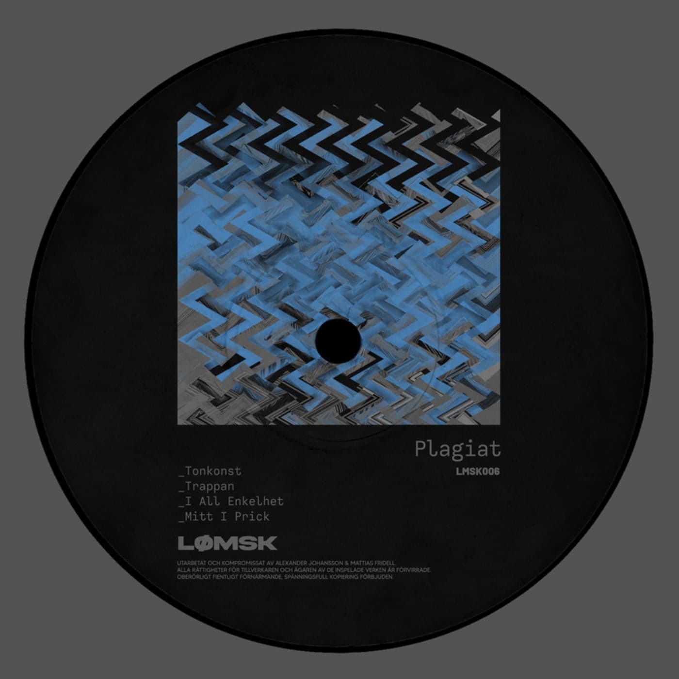 Download Mattias Fridell, Alexander Johansson - Plagiat EP on Electrobuzz