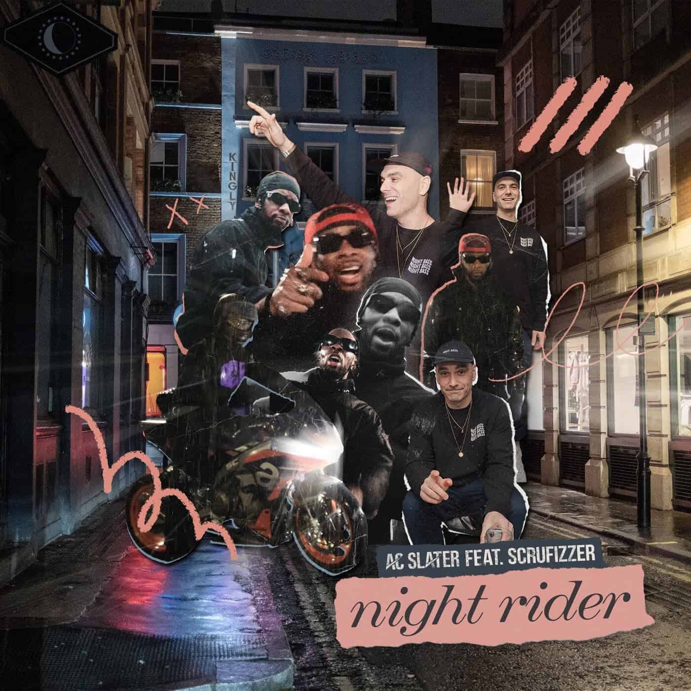 image cover: AC Slater, Scrufizzer - Night Rider (feat. Scrufizzer) / NBD205S1BP