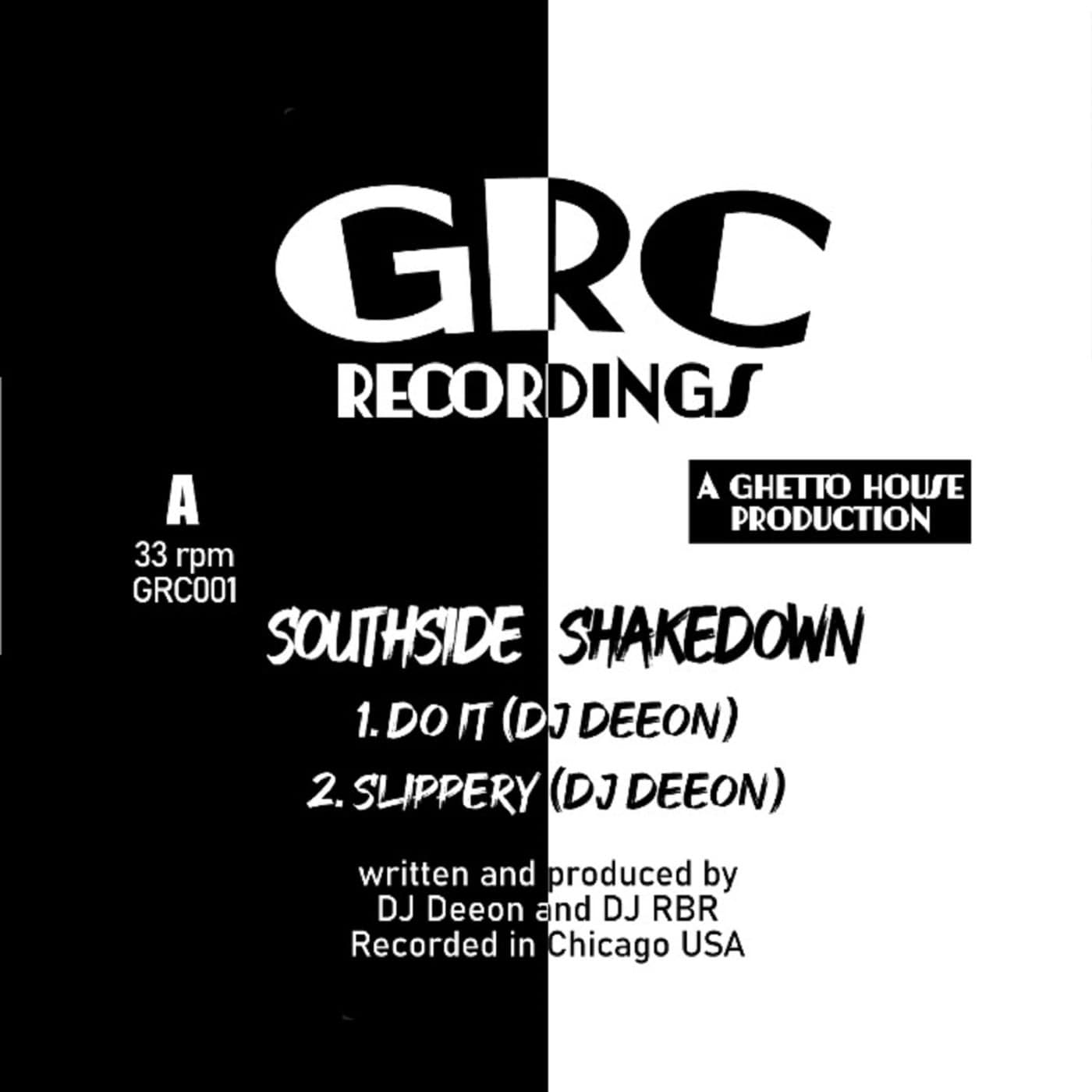 image cover: DJ Deeon, DJ RBR - Southside Shakedown / GRC001