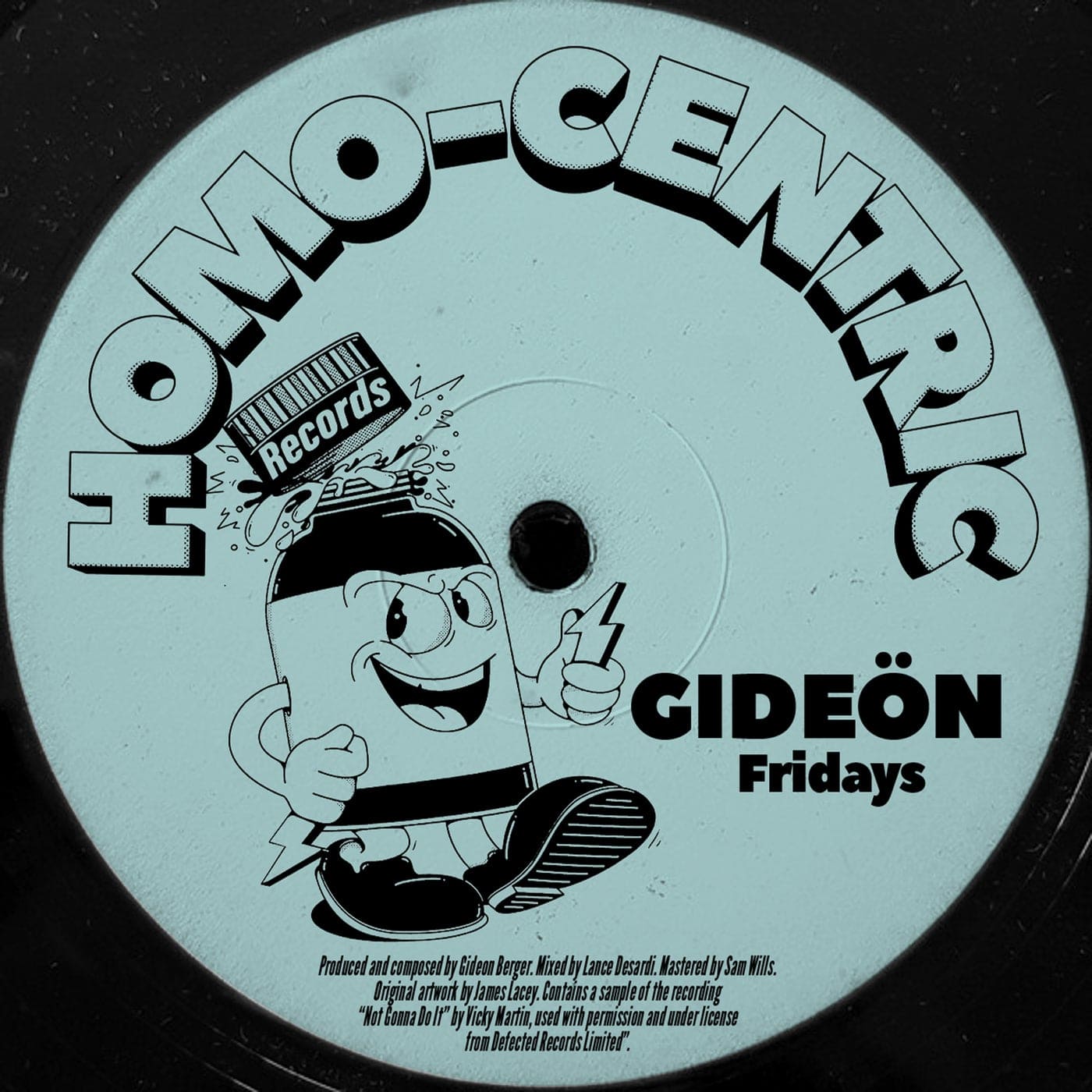 image cover: GIDEÖN - Fridays / HOMOCENTRIC004D
