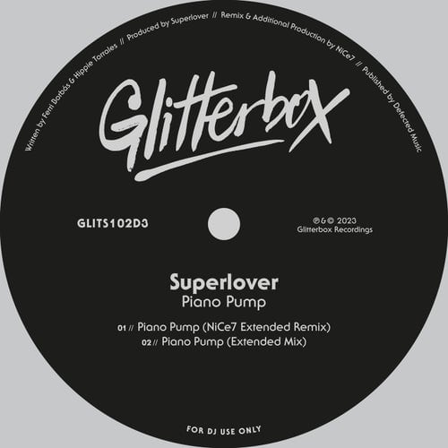 image cover: Superlover - Piano Pump - NiCe7 Remix / GLITS102D3
