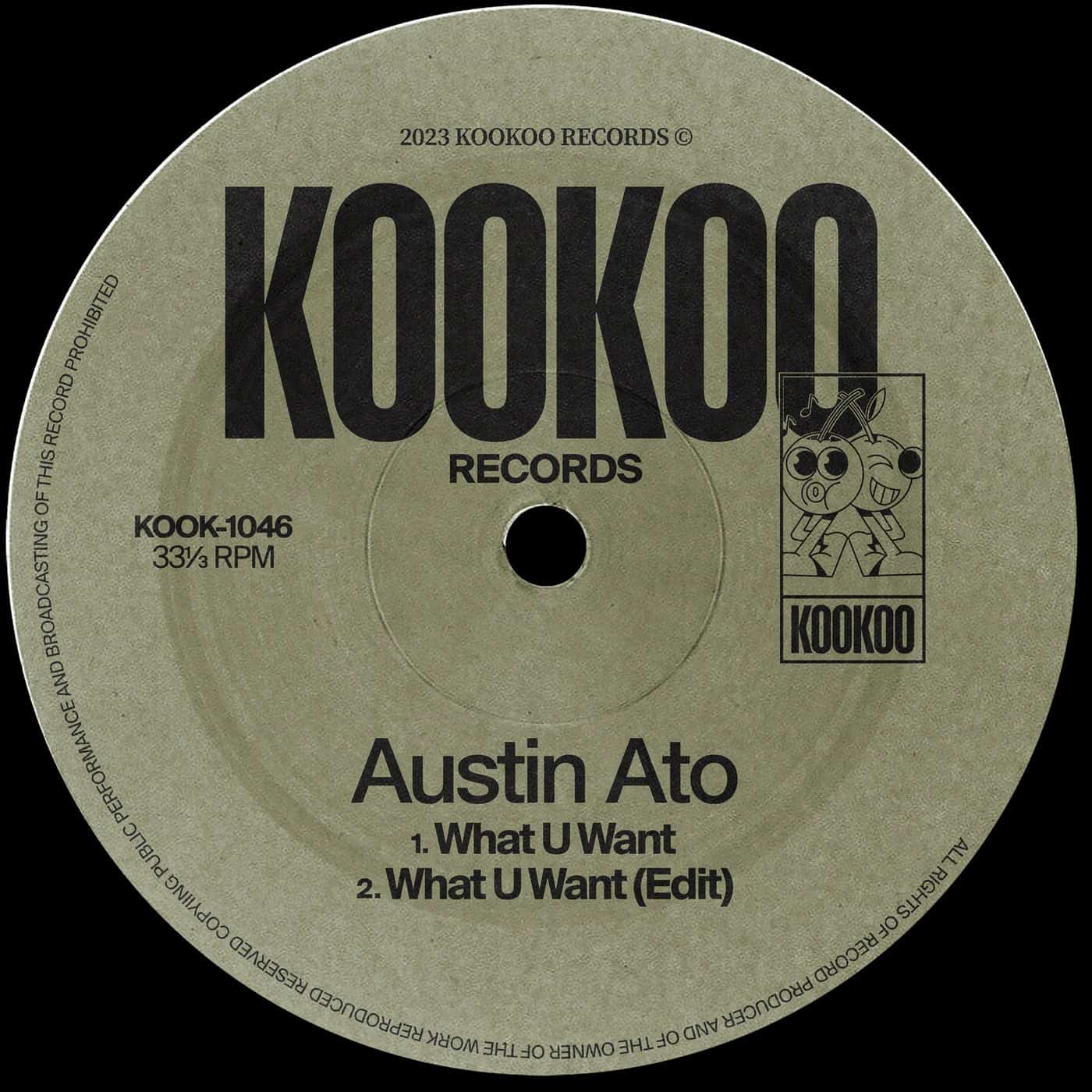image cover: Austin Ato - What U Want / KOOK1046