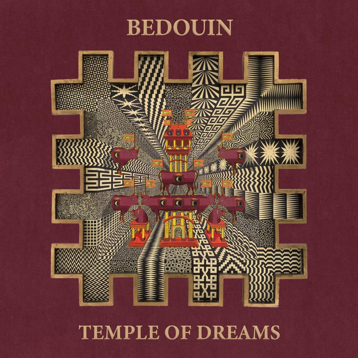 image cover: Bedouin, Nathan Daisy, Iveta Mukuchyan, Delaram, Chico Castillo - Temple of Dreams / HBDLP001D