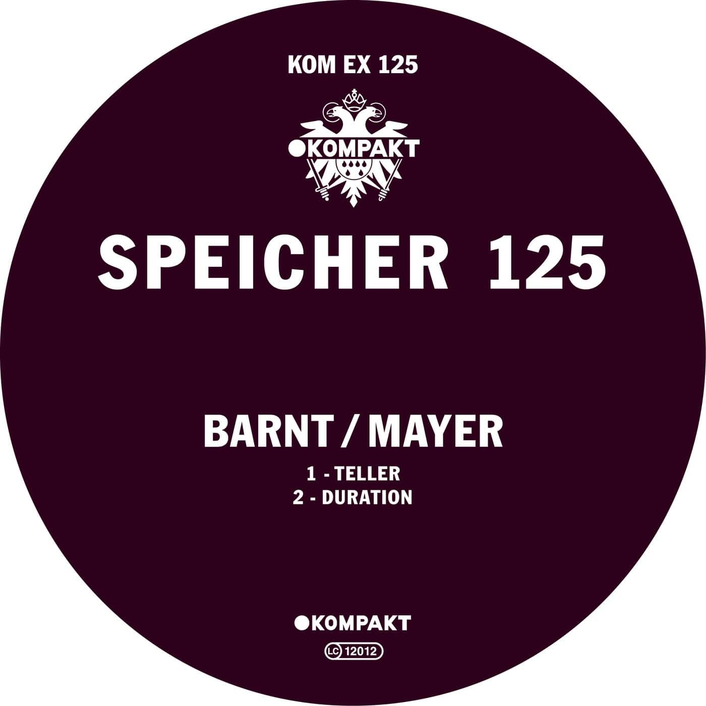 image cover: Michael Mayer, Barnt - Speicher 125 / KOMPAKTEX125D