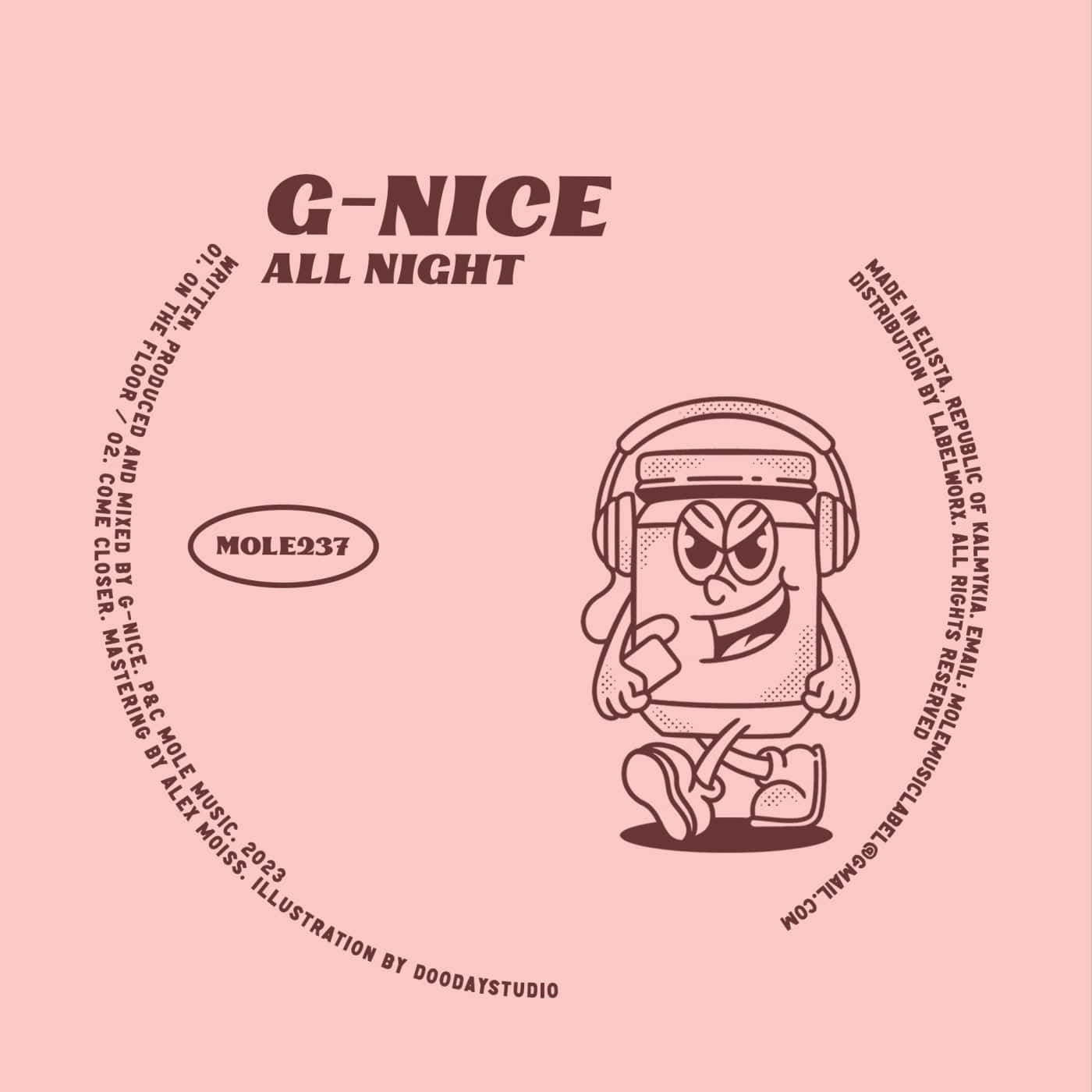 image cover: G-Nice - All Night / MOLE237