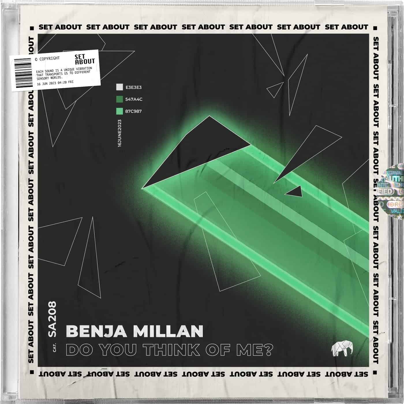 image cover: benja millan - Do You Think of Me? / SA208